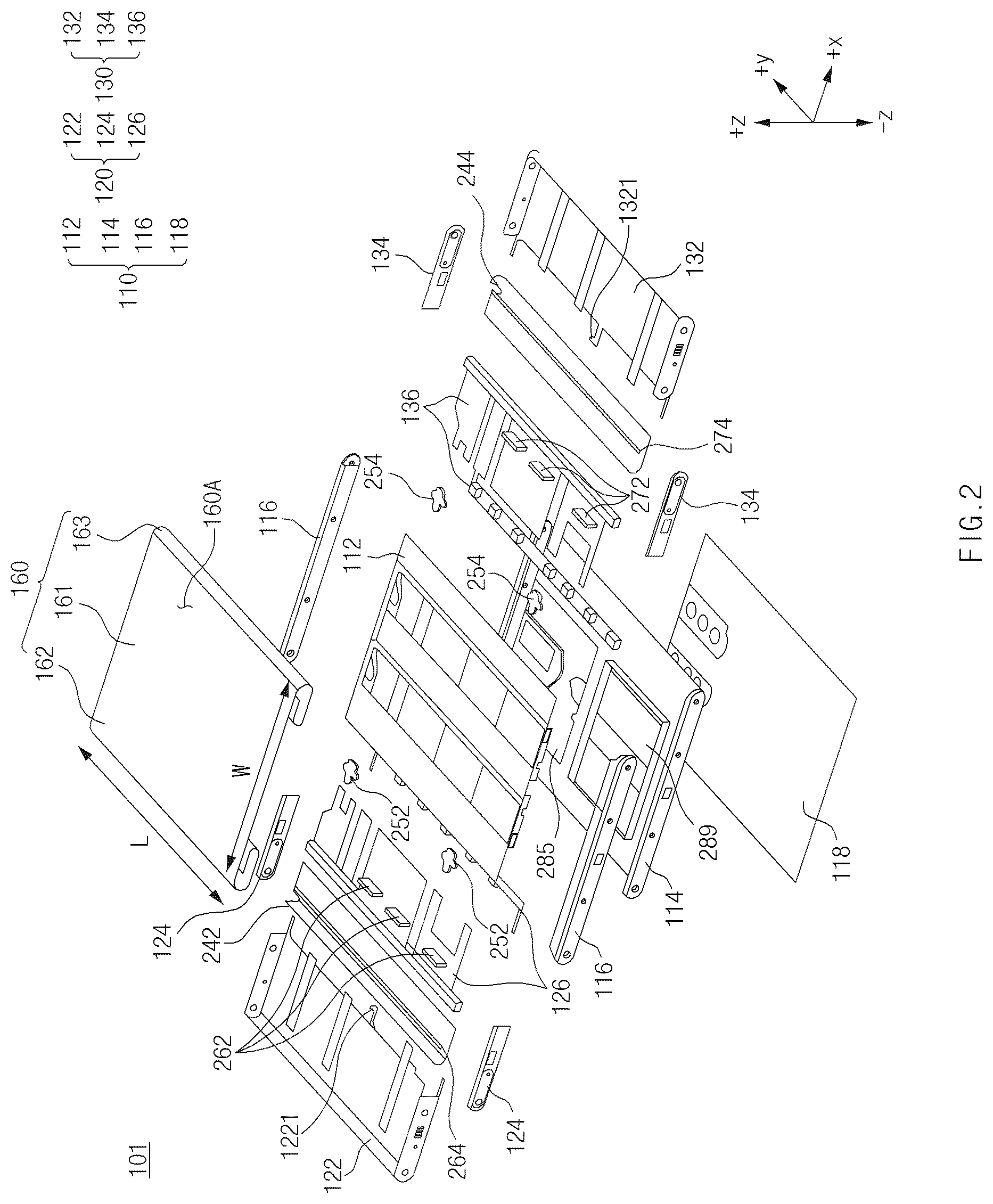 Patent US12326757 Figure 2 – Electronic device comprising expandable display, and method for controlling screen of electronic device
