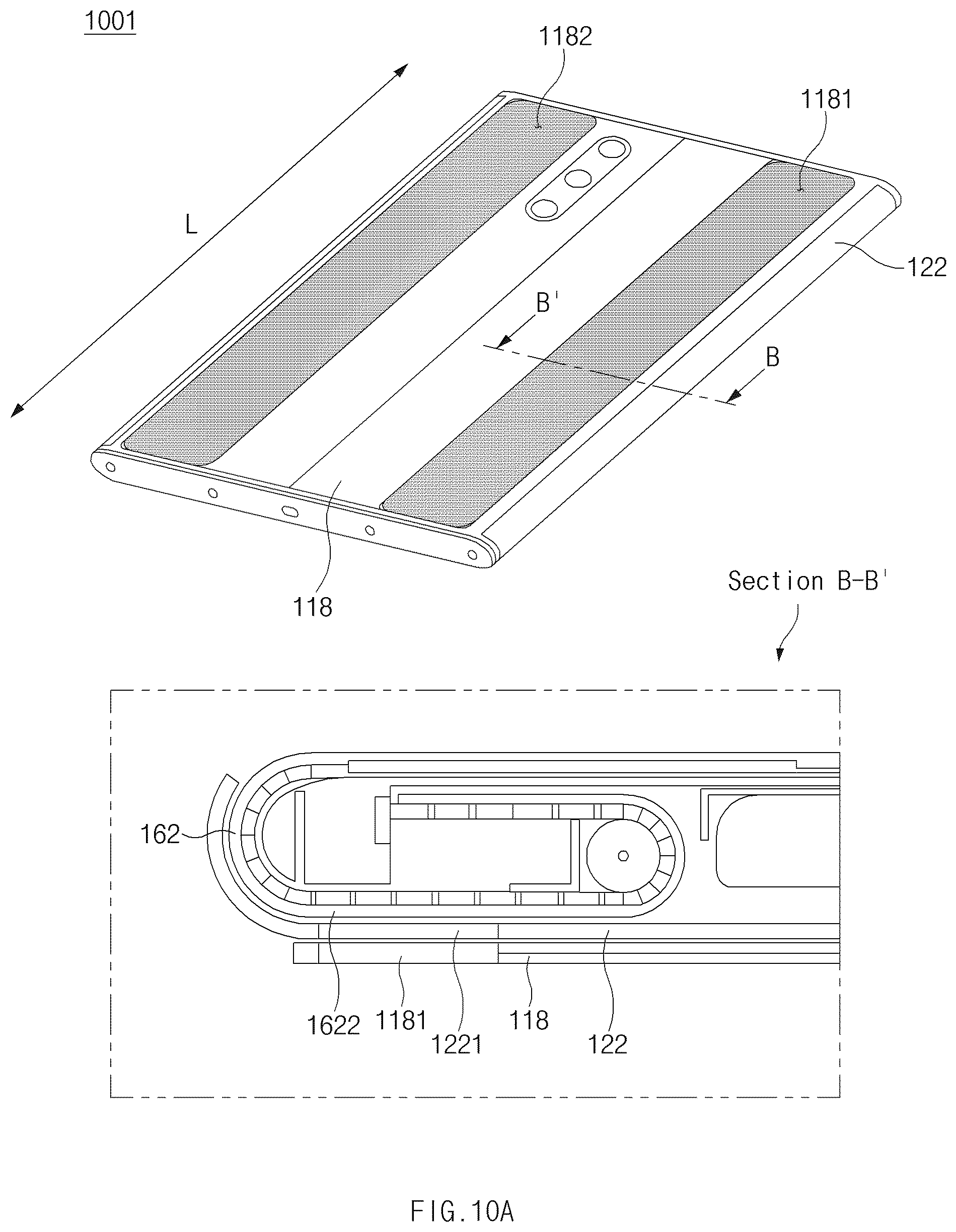 Patent US12326757 Figure 19 – Electronic device comprising expandable display, and method for controlling screen of electronic device