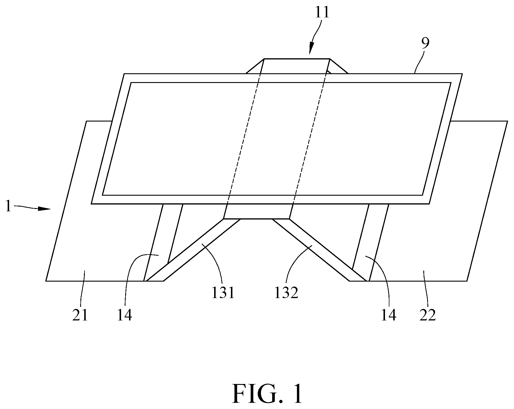 Patent US12326758 Figure 1 – Control assembly for portable electronic device