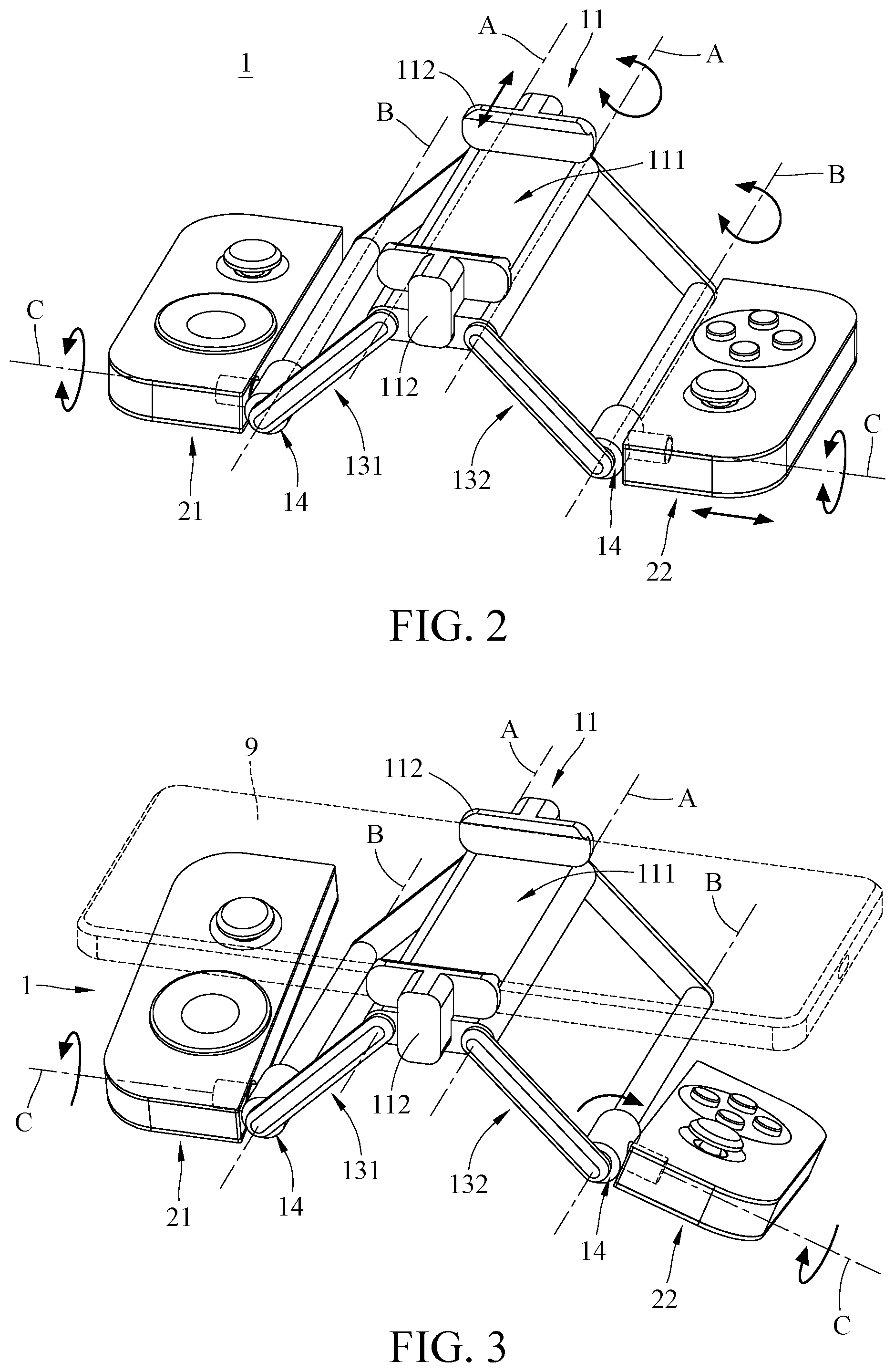 Patent US12326758 Figure 2 – Control assembly for portable electronic device