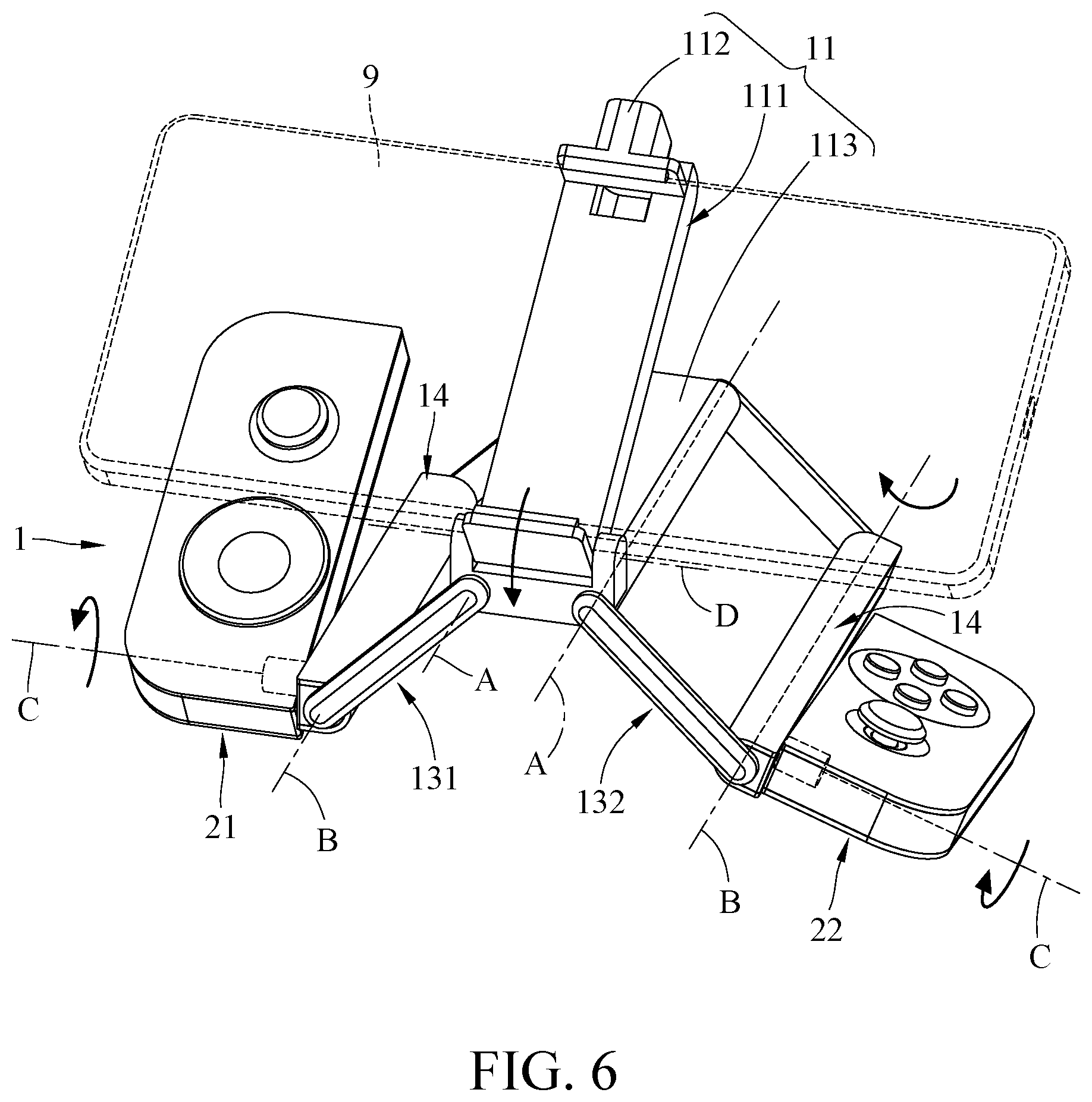Patent US12326758 Figure 4 – Control assembly for portable electronic device