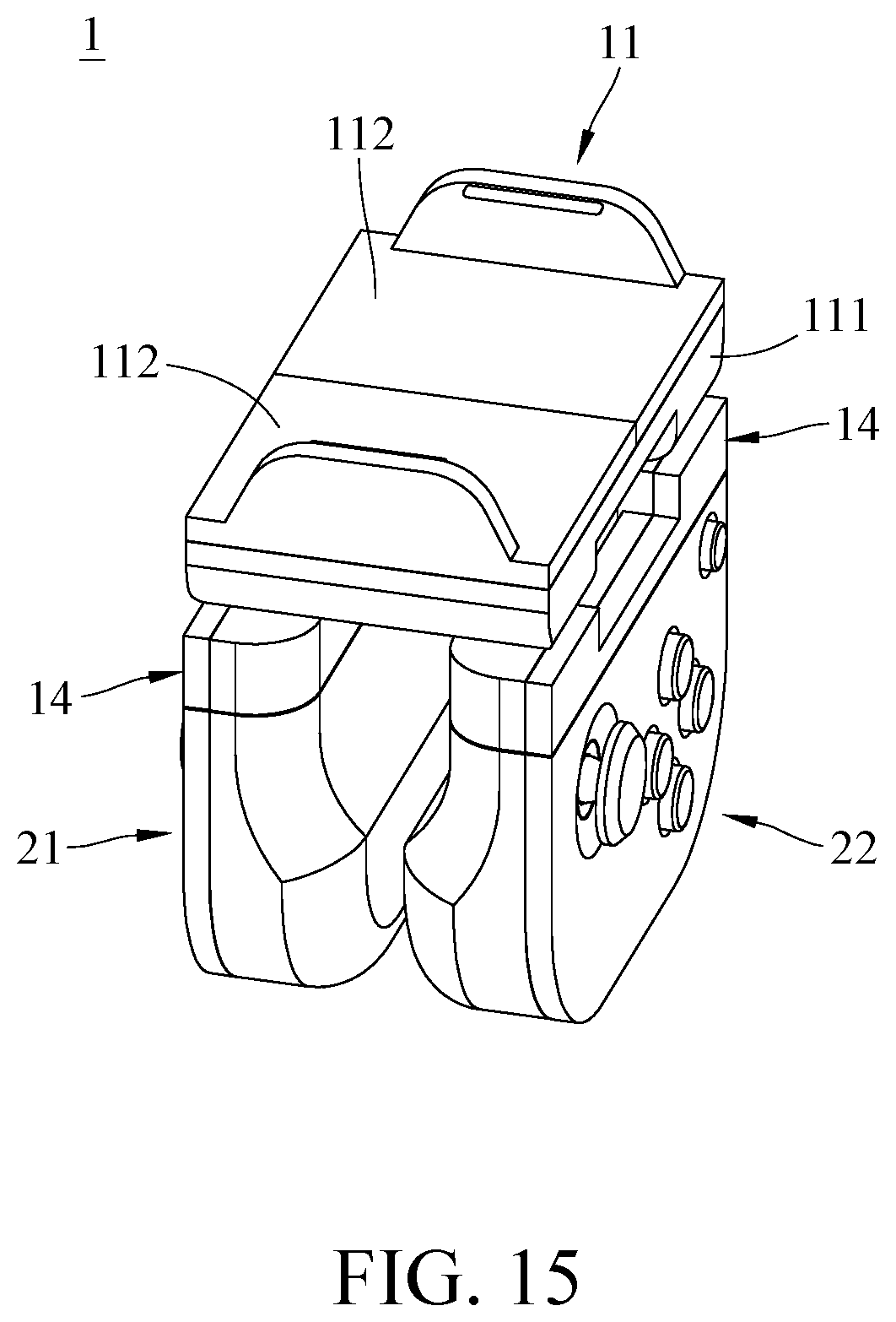 Patent US12326758 Figure 11 – Control assembly for portable electronic device