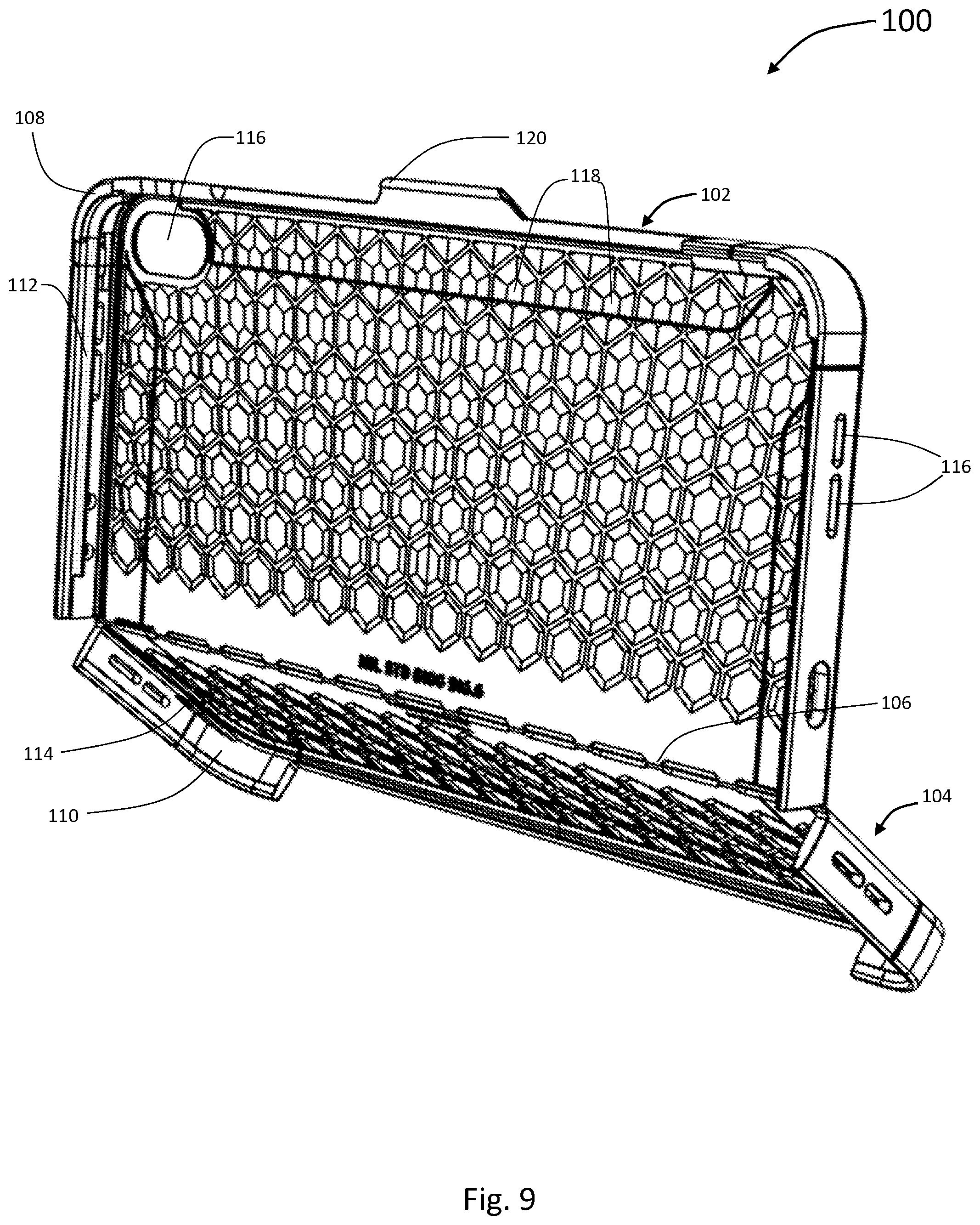 Patent US12326759 Figure 7 – Deployable case for electronic device and method of deploying a deployable case