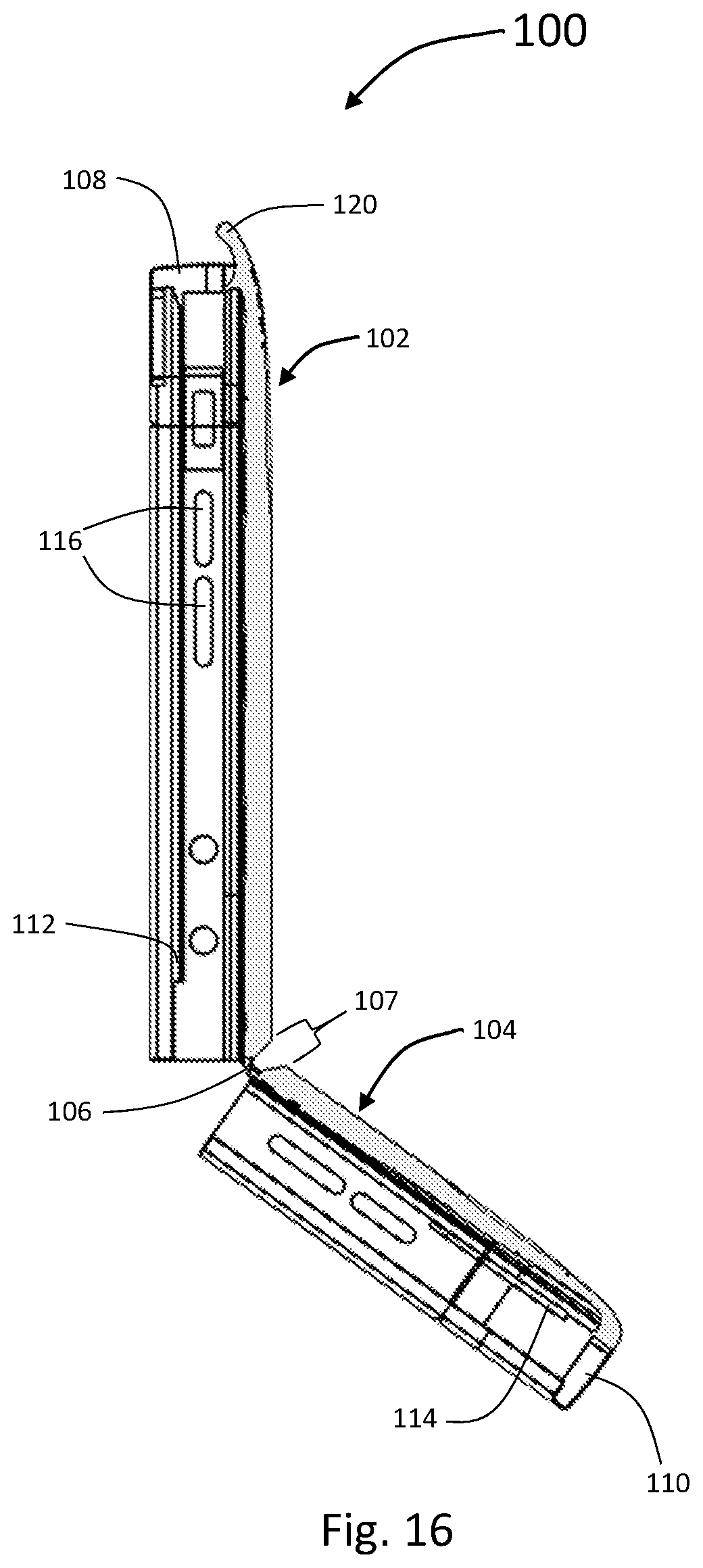 Patent US12326759 Figure 12 – Deployable case for electronic device and method of deploying a deployable case