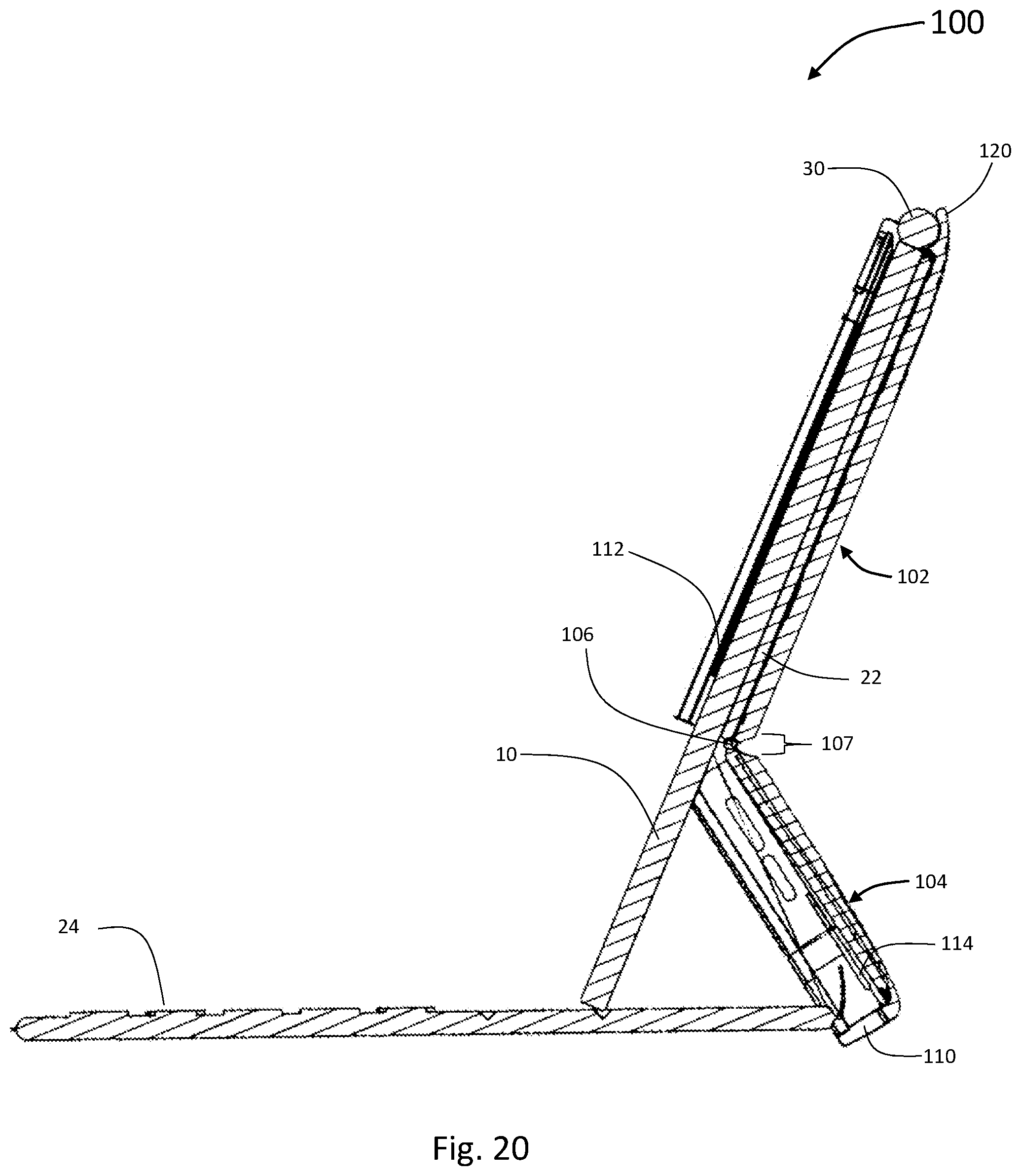 Patent US12326759 Figure 16 – Deployable case for electronic device and method of deploying a deployable case