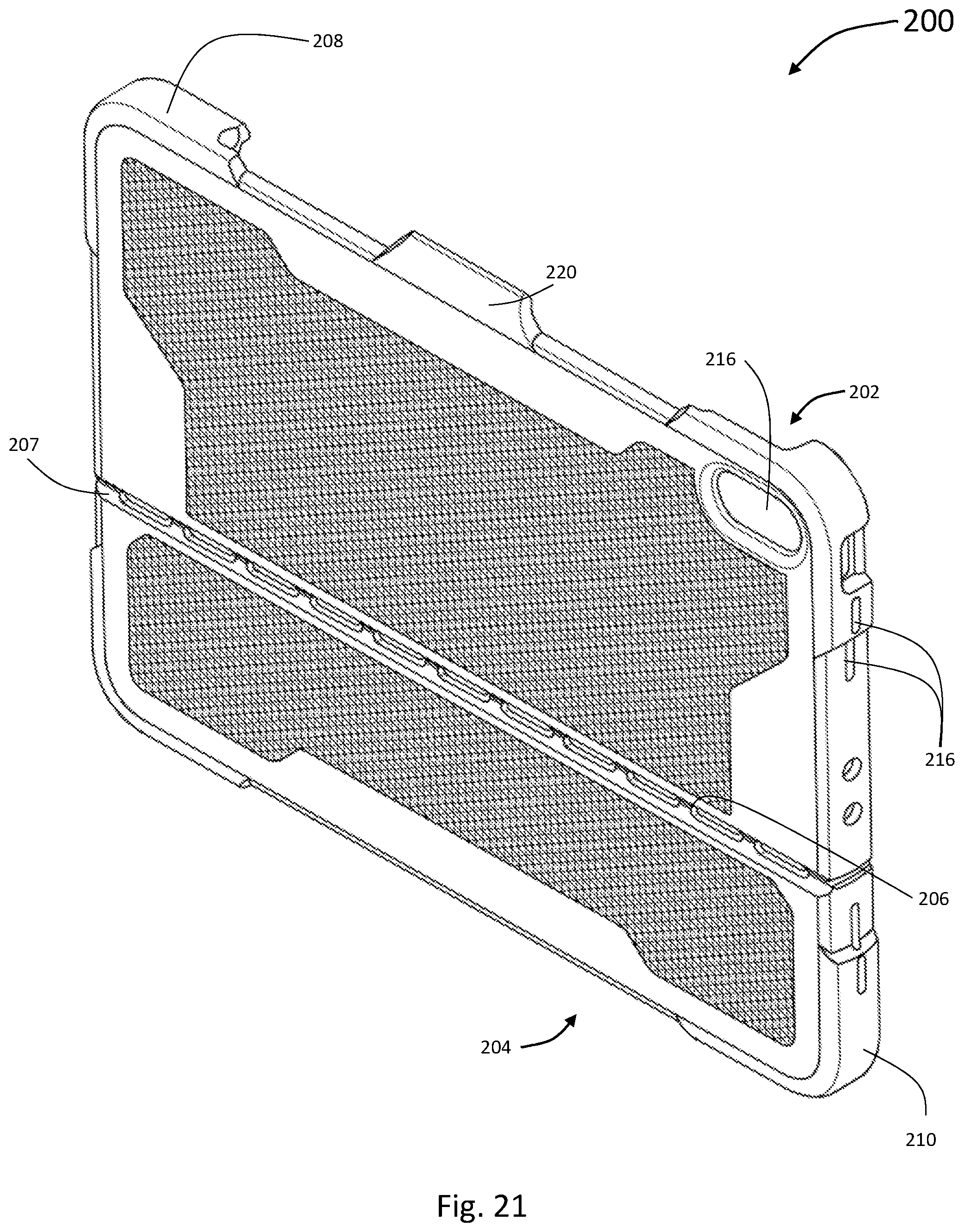 Patent US12326759 Figure 17 – Deployable case for electronic device and method of deploying a deployable case