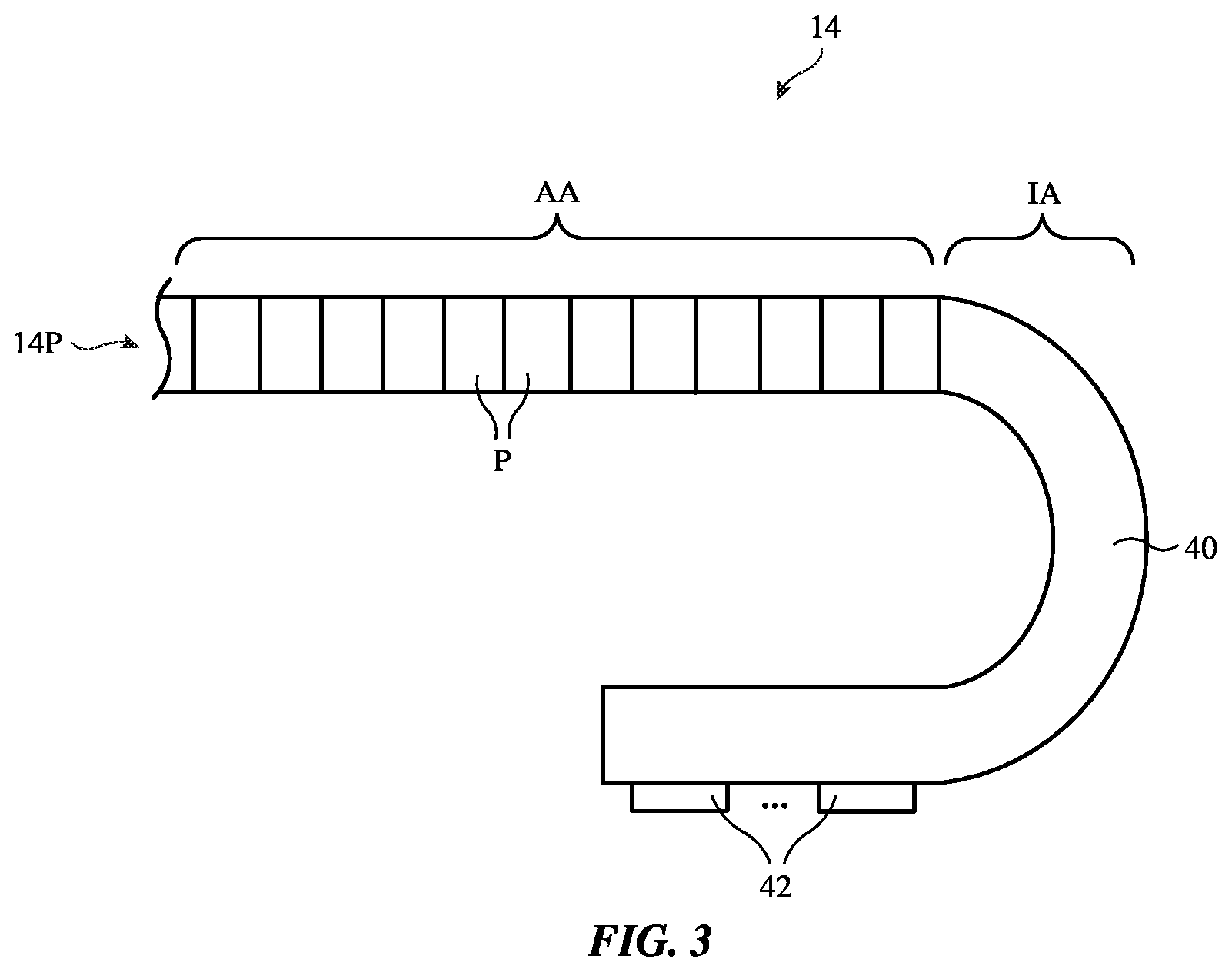 Patent US12326760 Figure 3 – Electronic devices with borderless displays