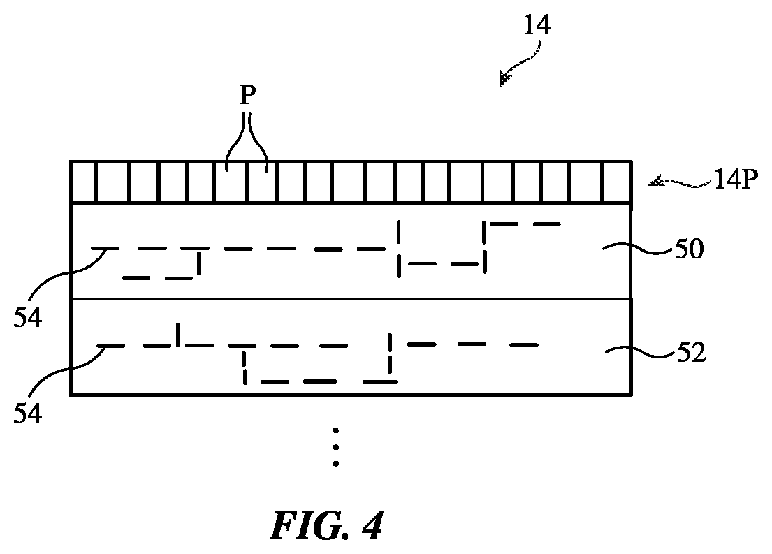Patent US12326760 Figure 4 – Electronic devices with borderless displays
