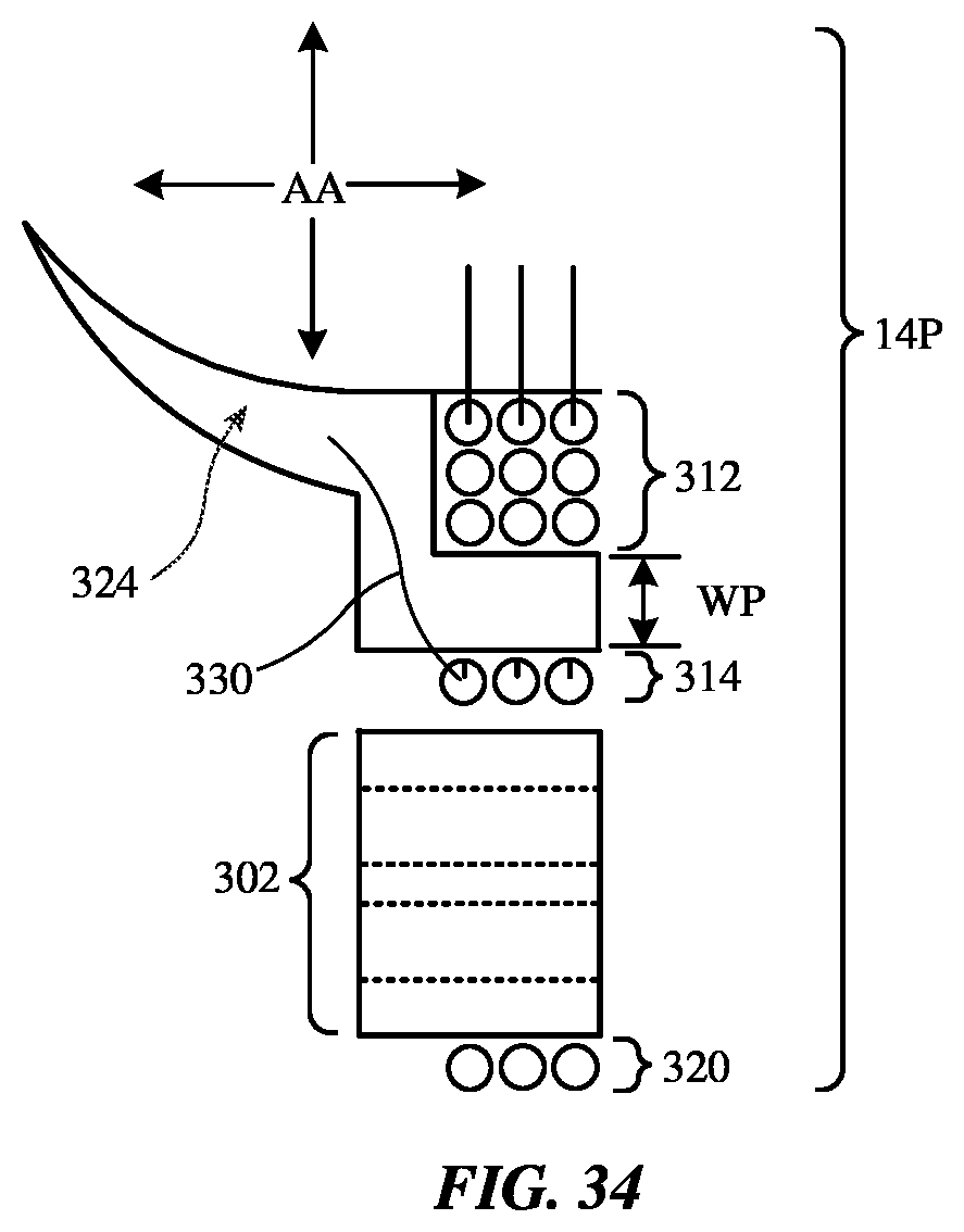 Patent US12326760 Figure 16 – Electronic devices with borderless displays
