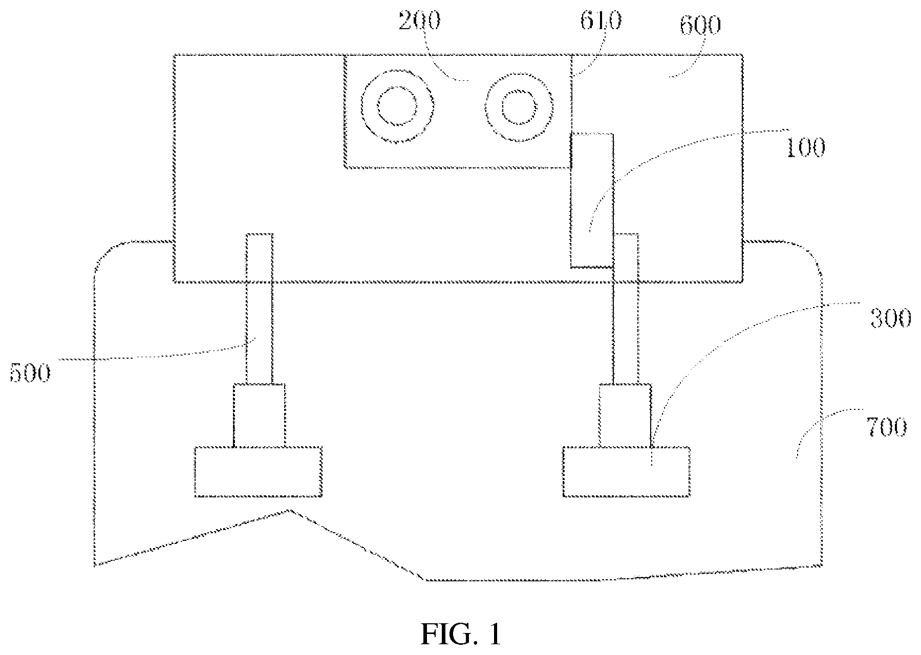 Patent US12326762 Figure 1 – Flip function assembly and electronic device