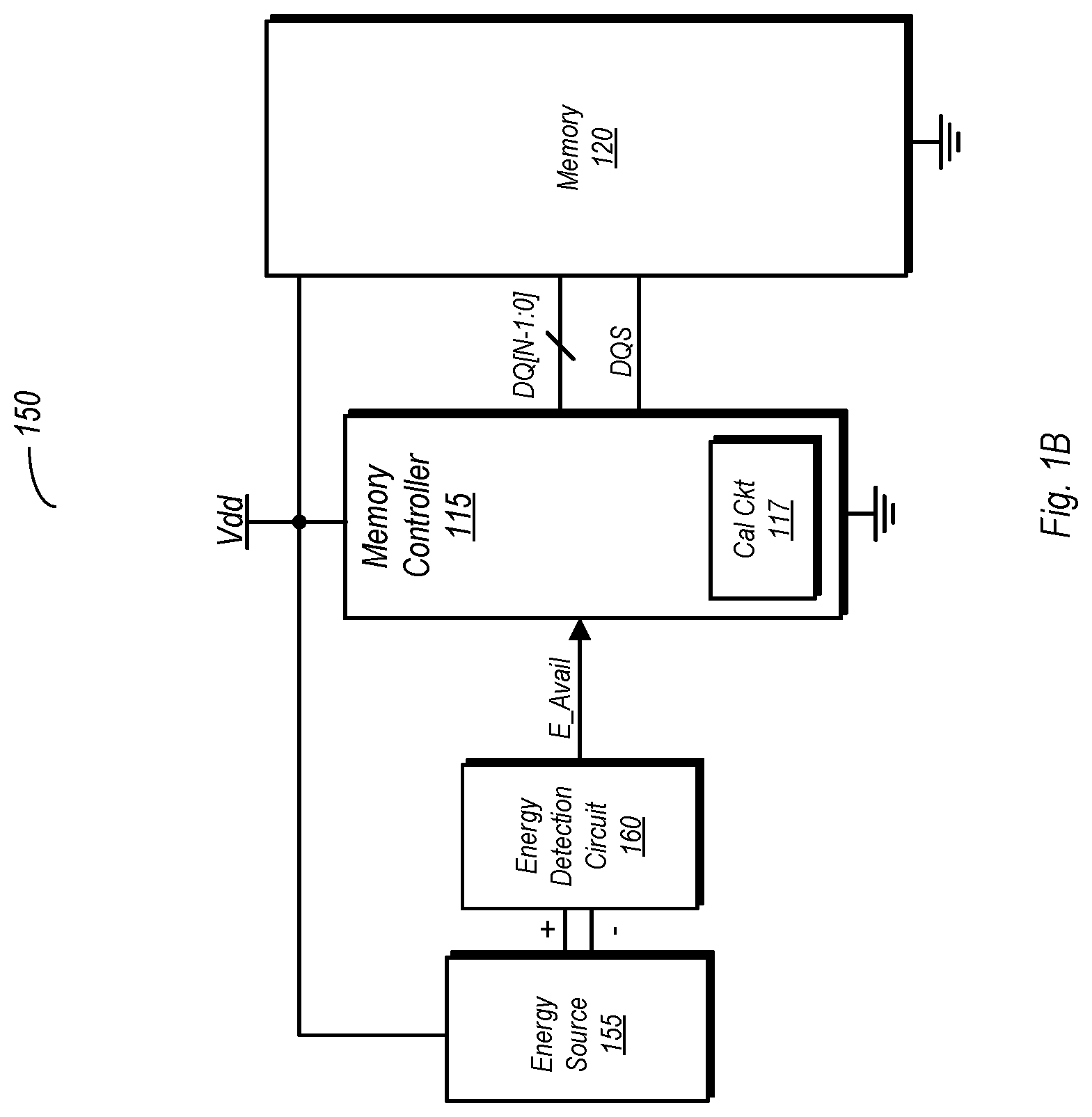 Patent US12326768 Figure 2 – Memory calibration in limited power scenario