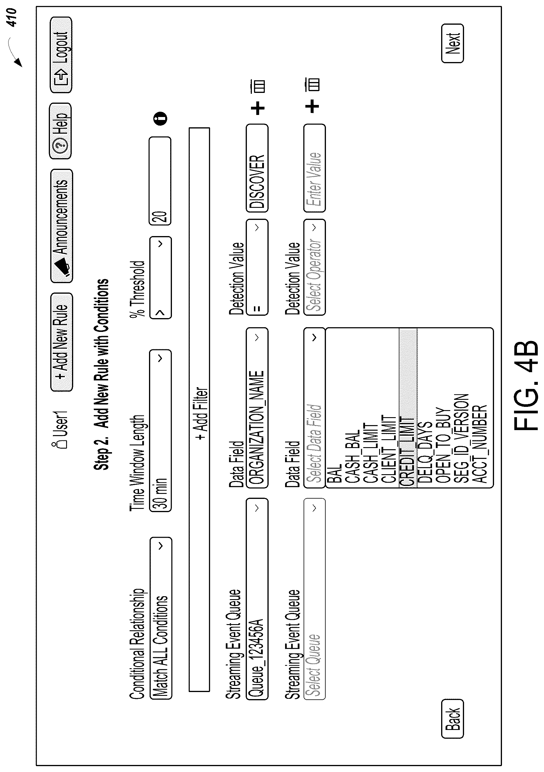 Patent US12326776 Figure 5 – Computing systems and methods for creating and executing user-defined anomaly detection rules and generating notifications for detected anomalies