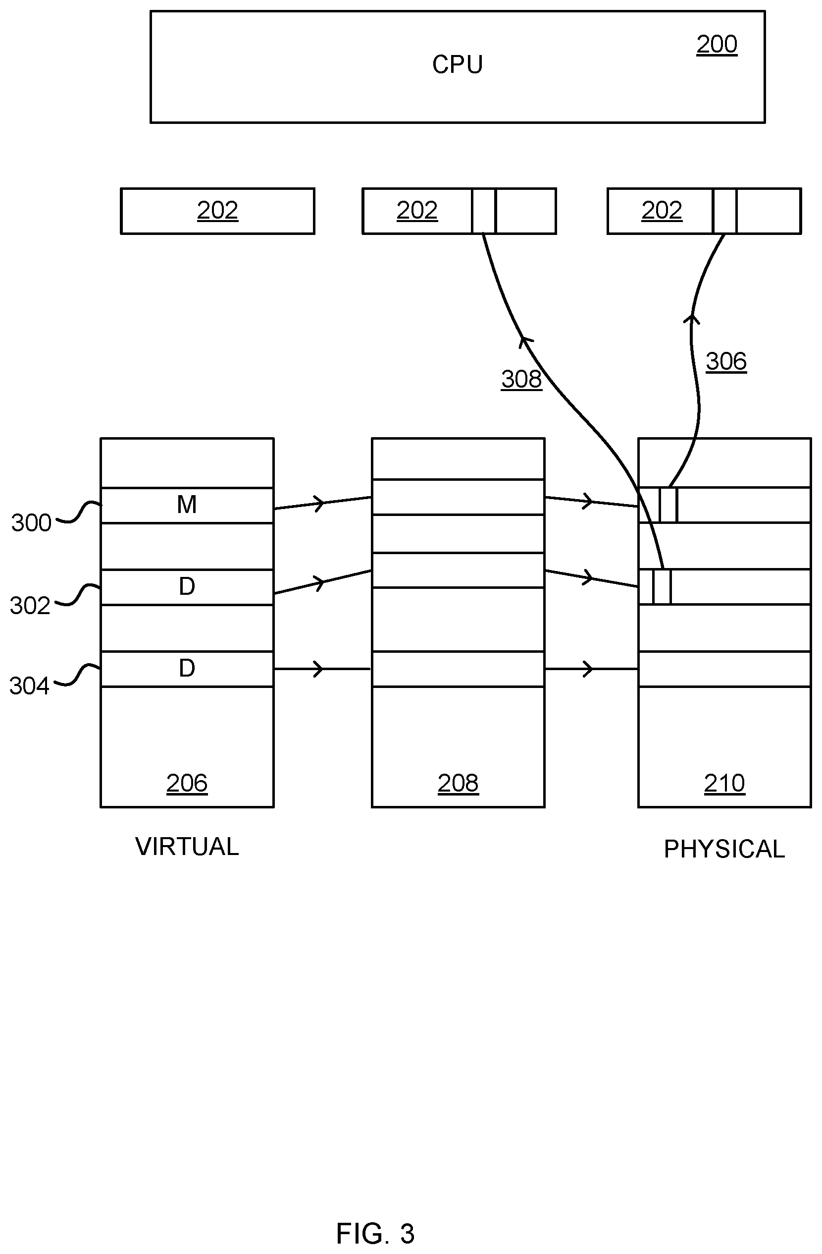Patent US12326809 Figure 3 – Dynamically allocatable physically addressed metadata storage