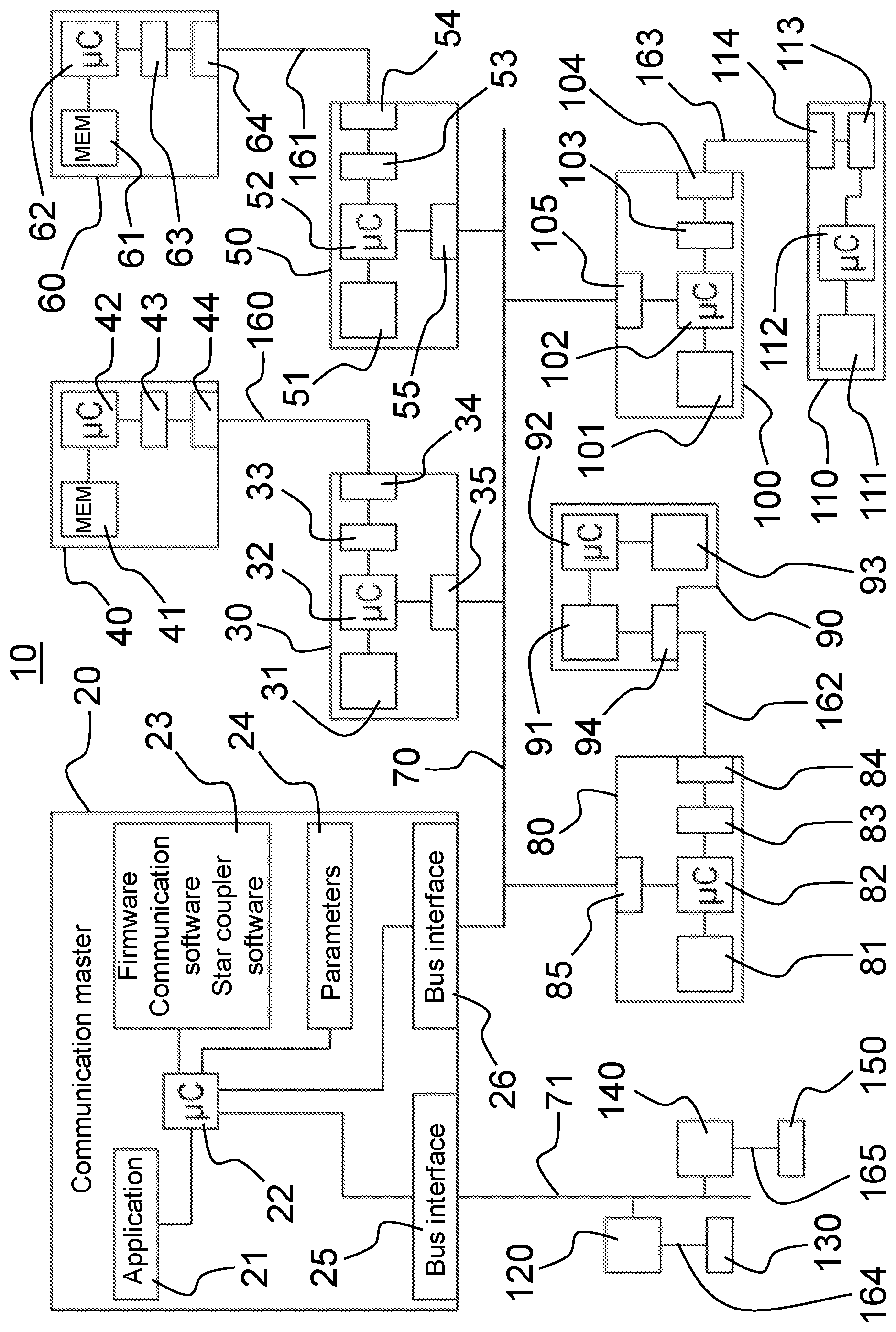 Patent US12326825 Figure 1 – Primary communication apparatus, coupling module and communication system