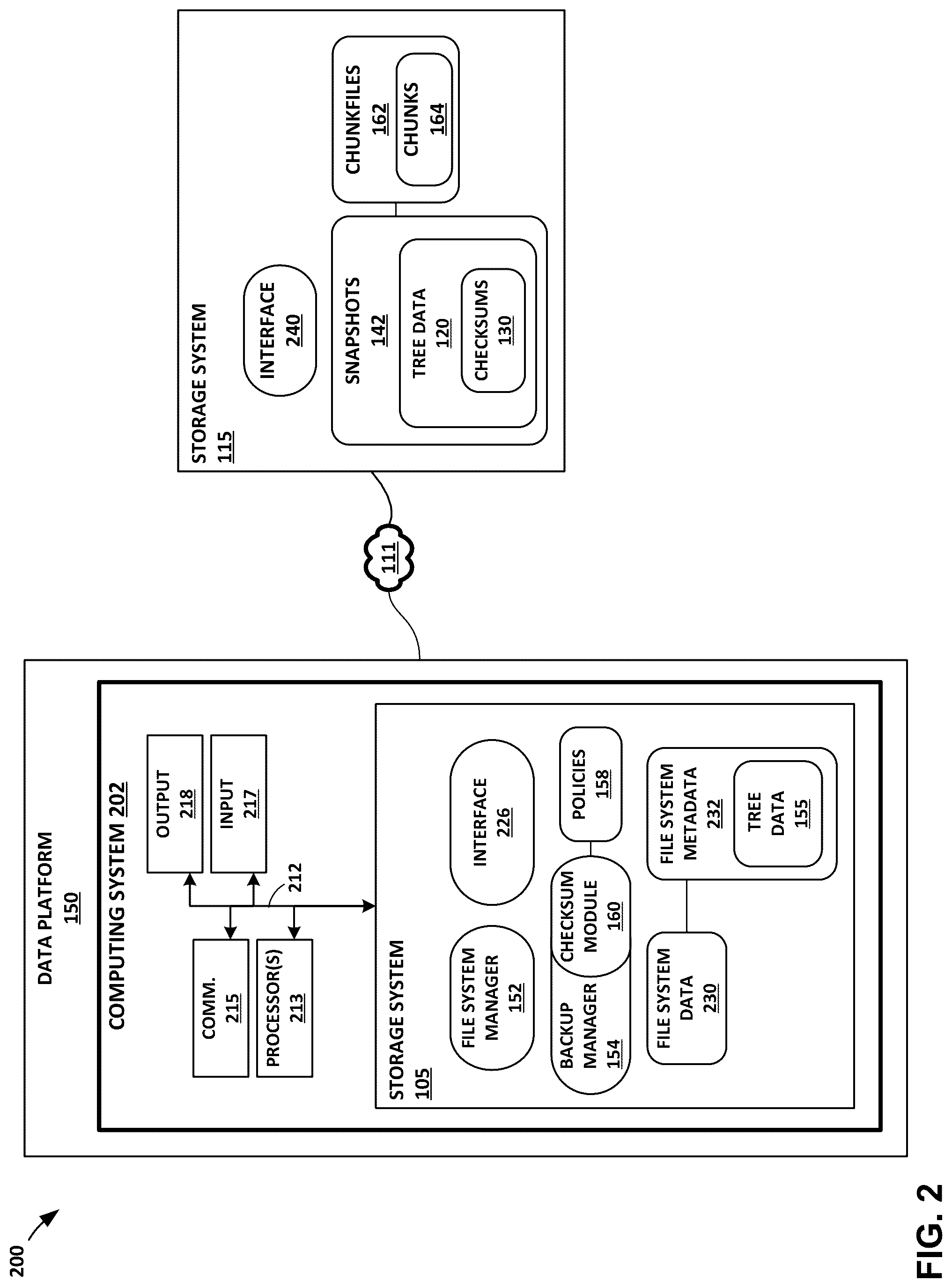 Patent US12326834 Figure 3 – Incrementally determining checksums for a snapshot