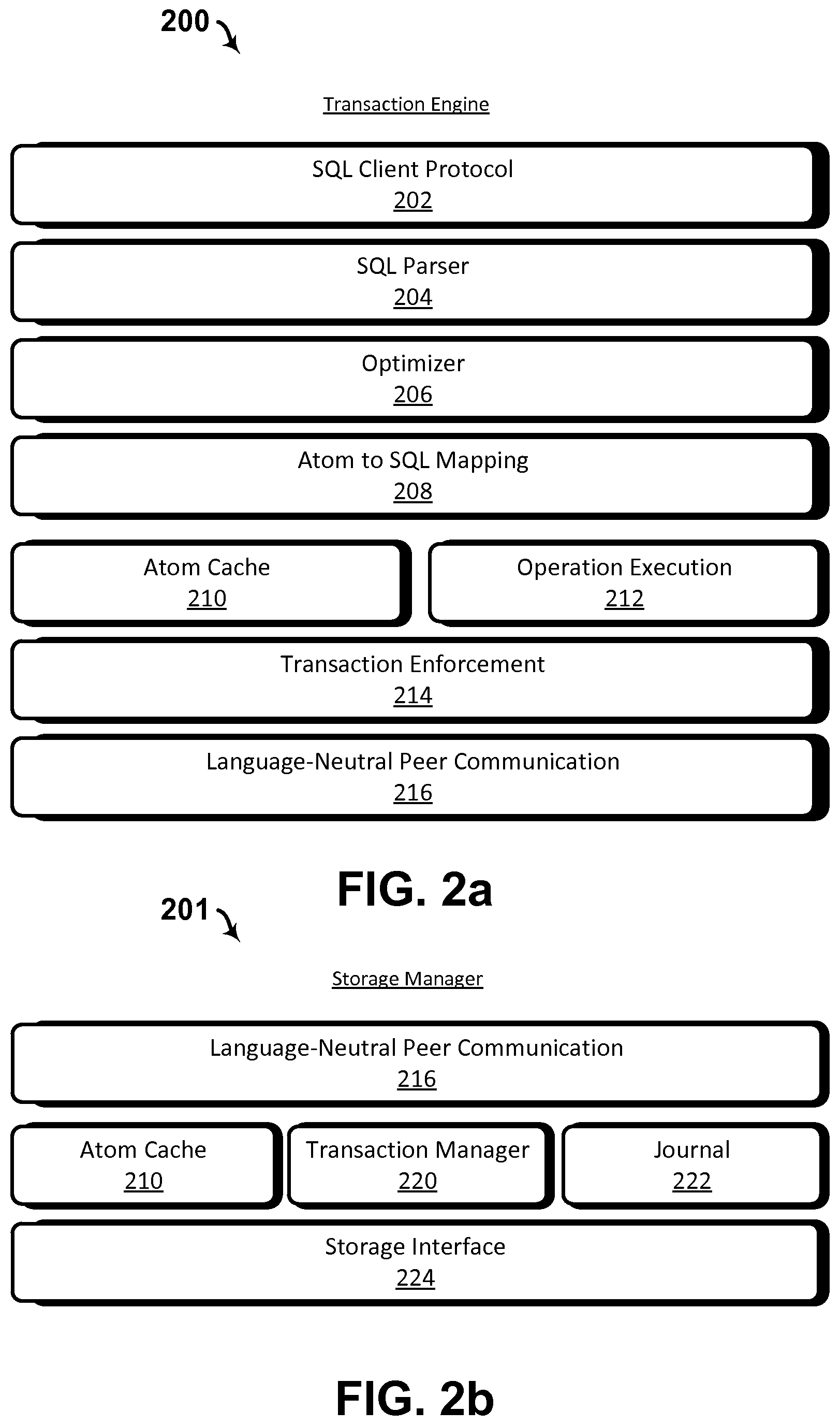 Patent US12326846 Figure 2 – Table partitioning within distributed database systems