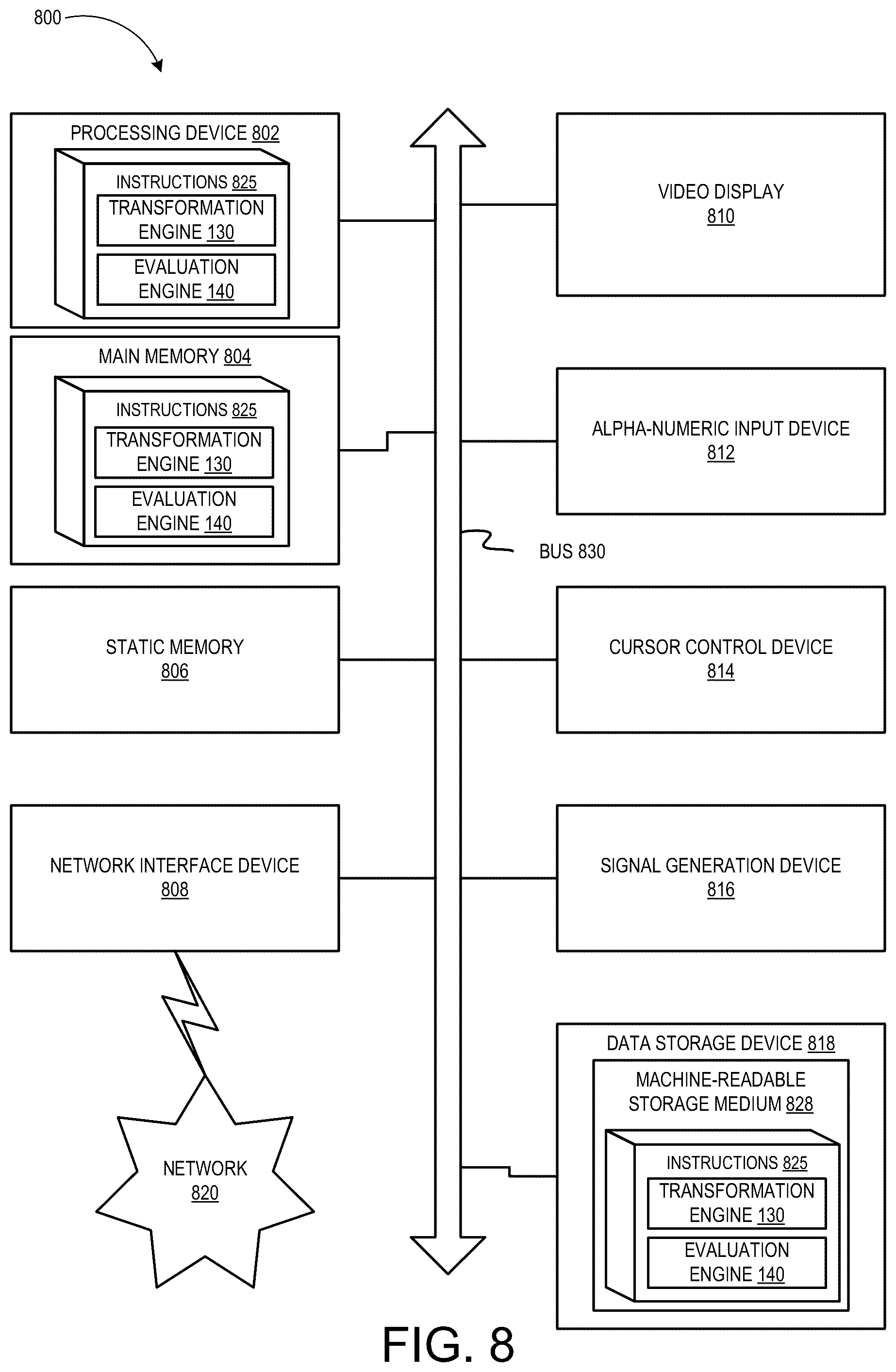 Patent US12326849 Figure 8 – Techniques for delegated inter-party private set intersection
