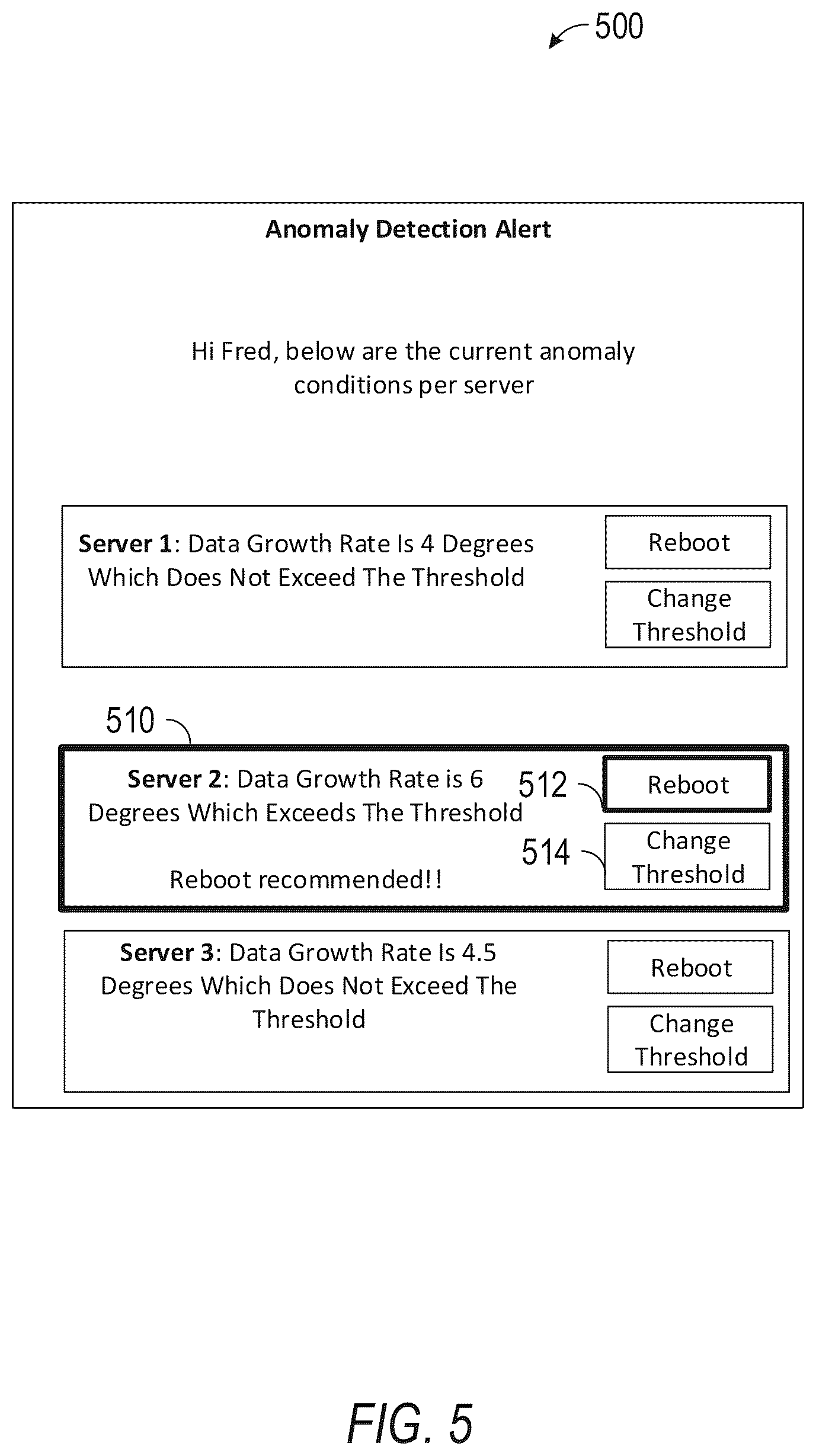 Patent US12326853 Figure 5 – Anomaly detection in relational databases
