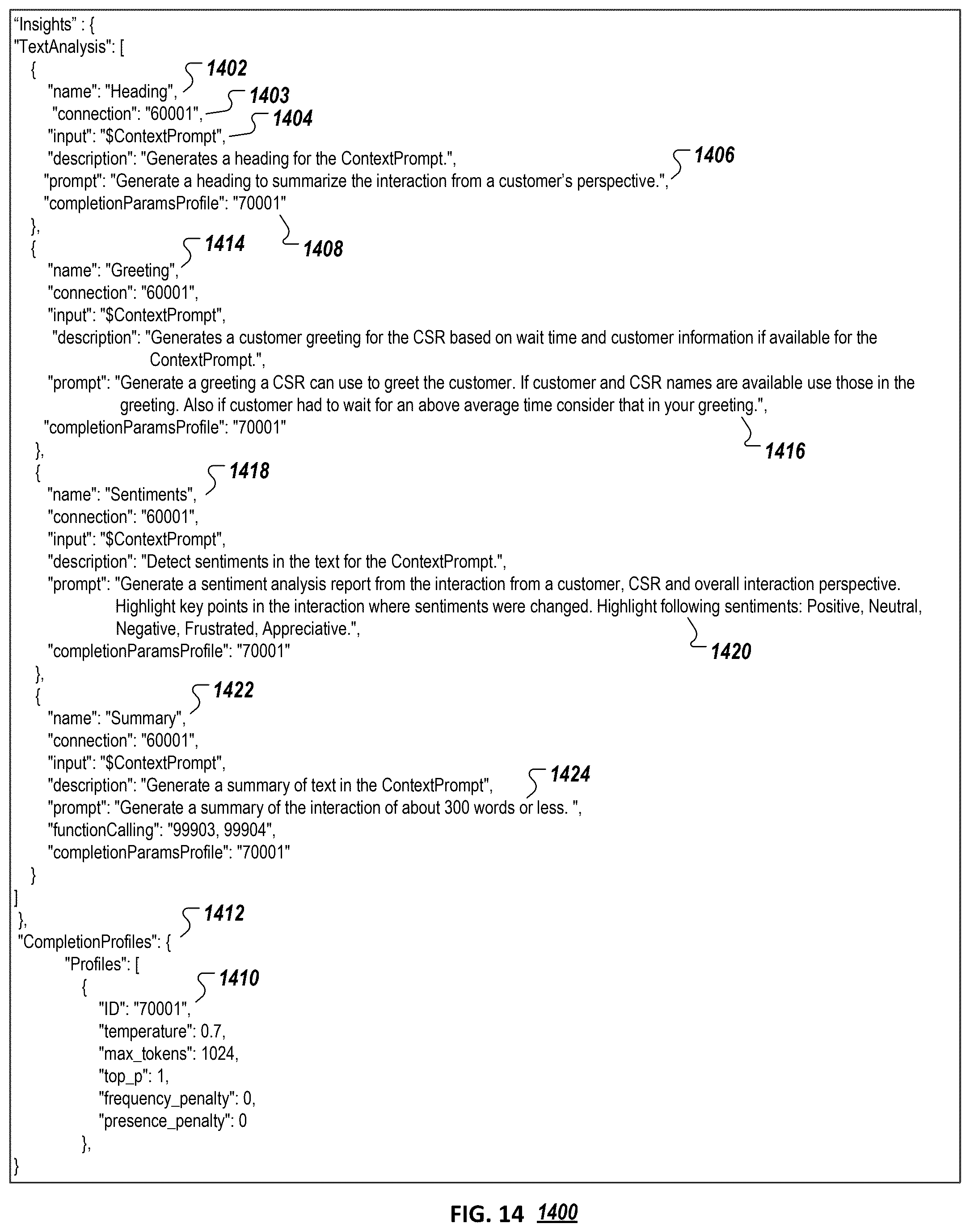 Patent US12326856 Figure 17 – Using generative artificial intelligence to improve user interactions