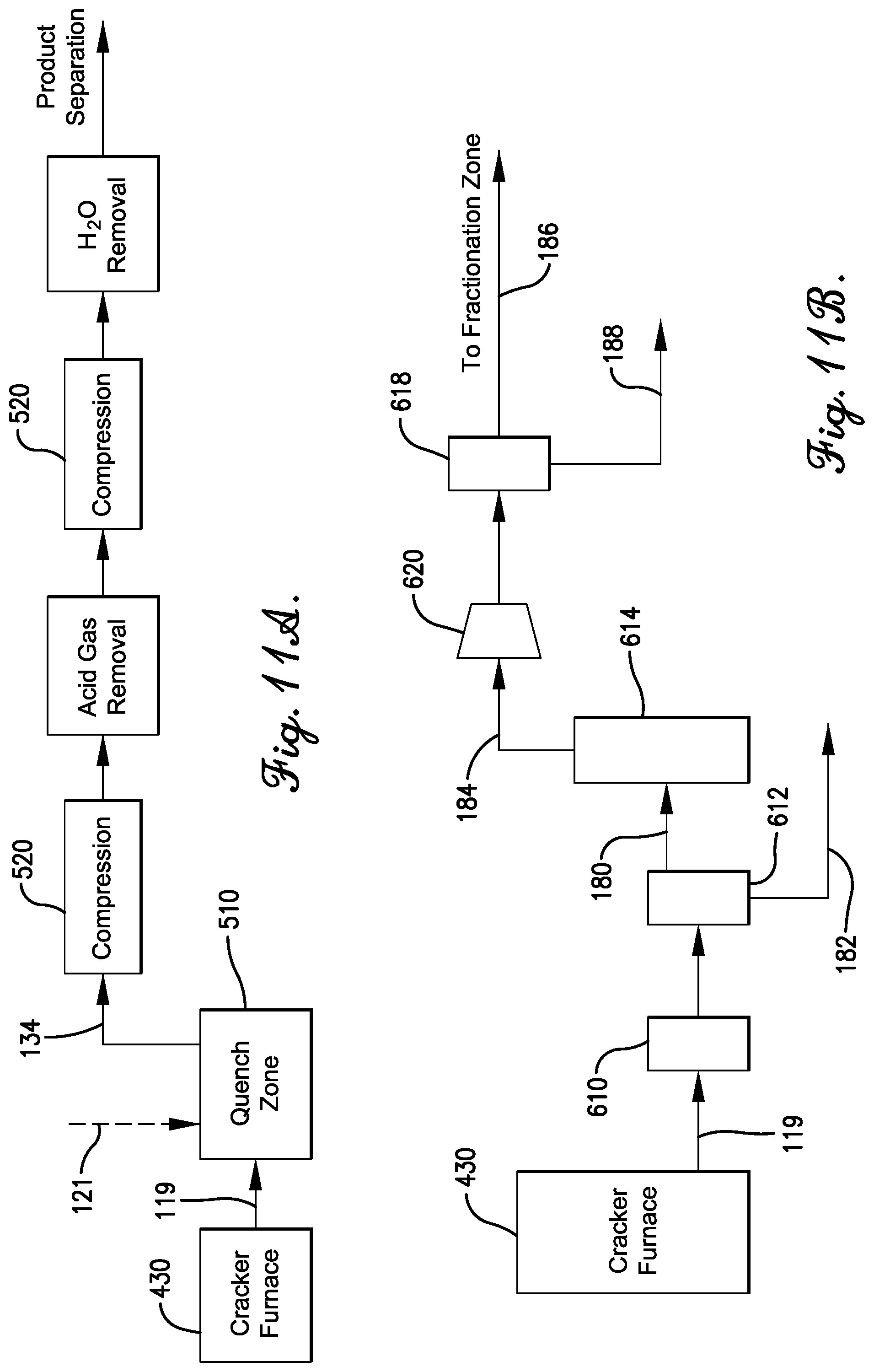 Patent US12326865 Figure 10 – Chemical recycling of plastic-derived streams to a cracker separation zone