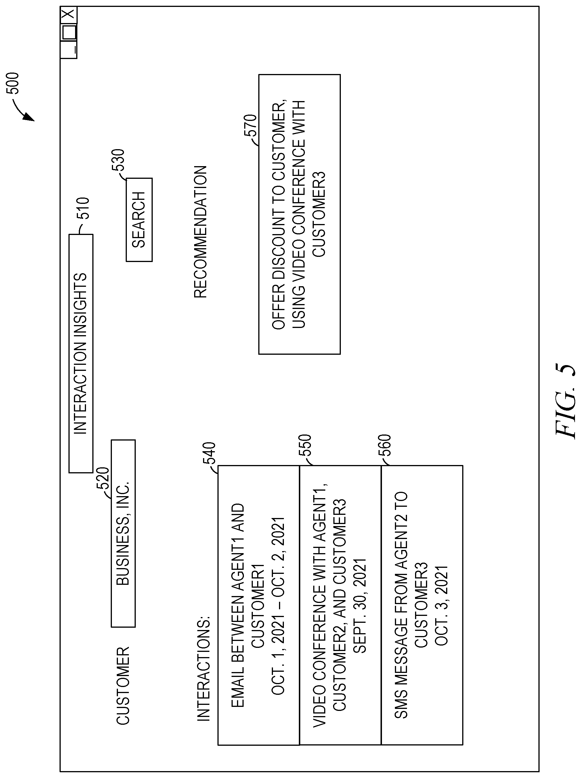 Patent US12326890 Figure 5 – Machine learning for multi-channel interaction workflows