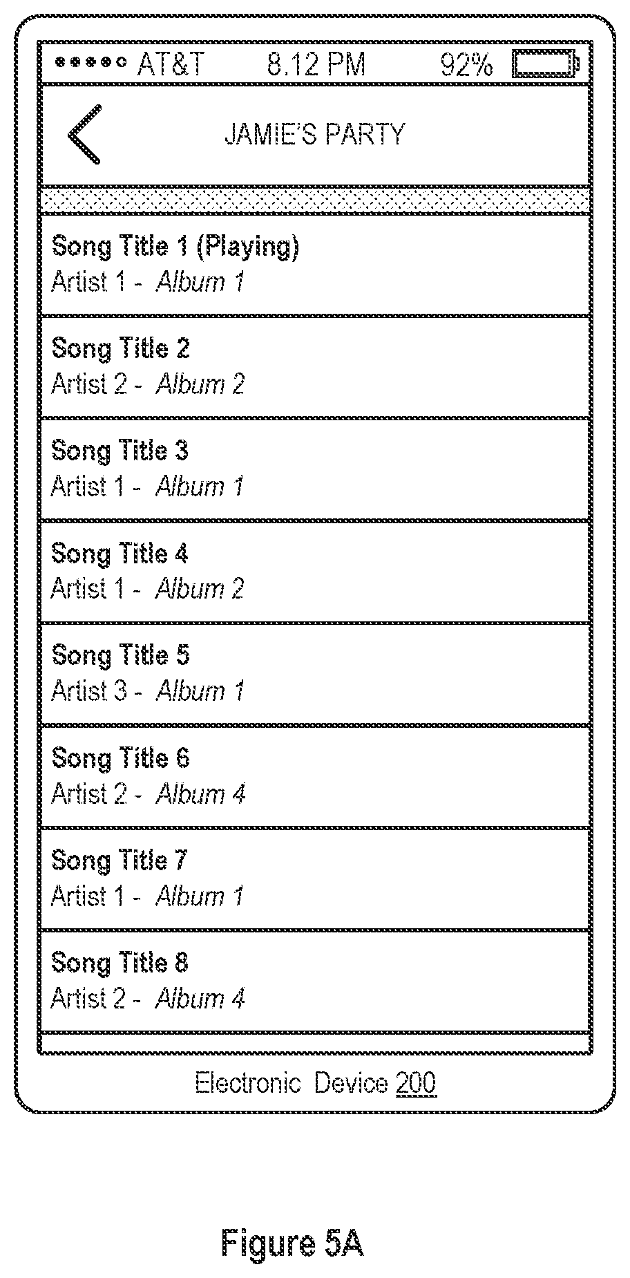 Patent US12326899 Figure 5 – Methods and systems for adapting playlists