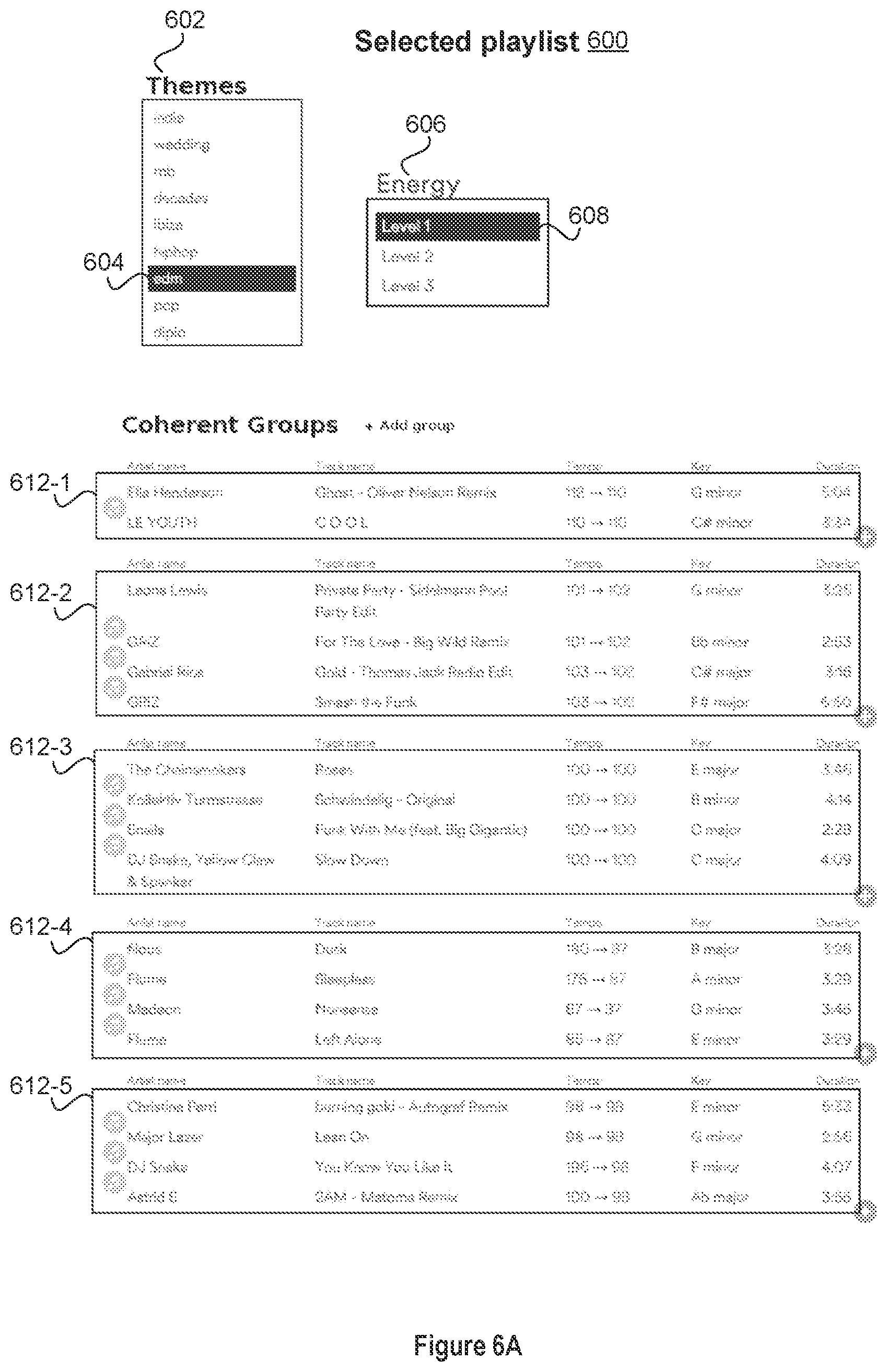 Patent US12326899 Figure 7 – Methods and systems for adapting playlists