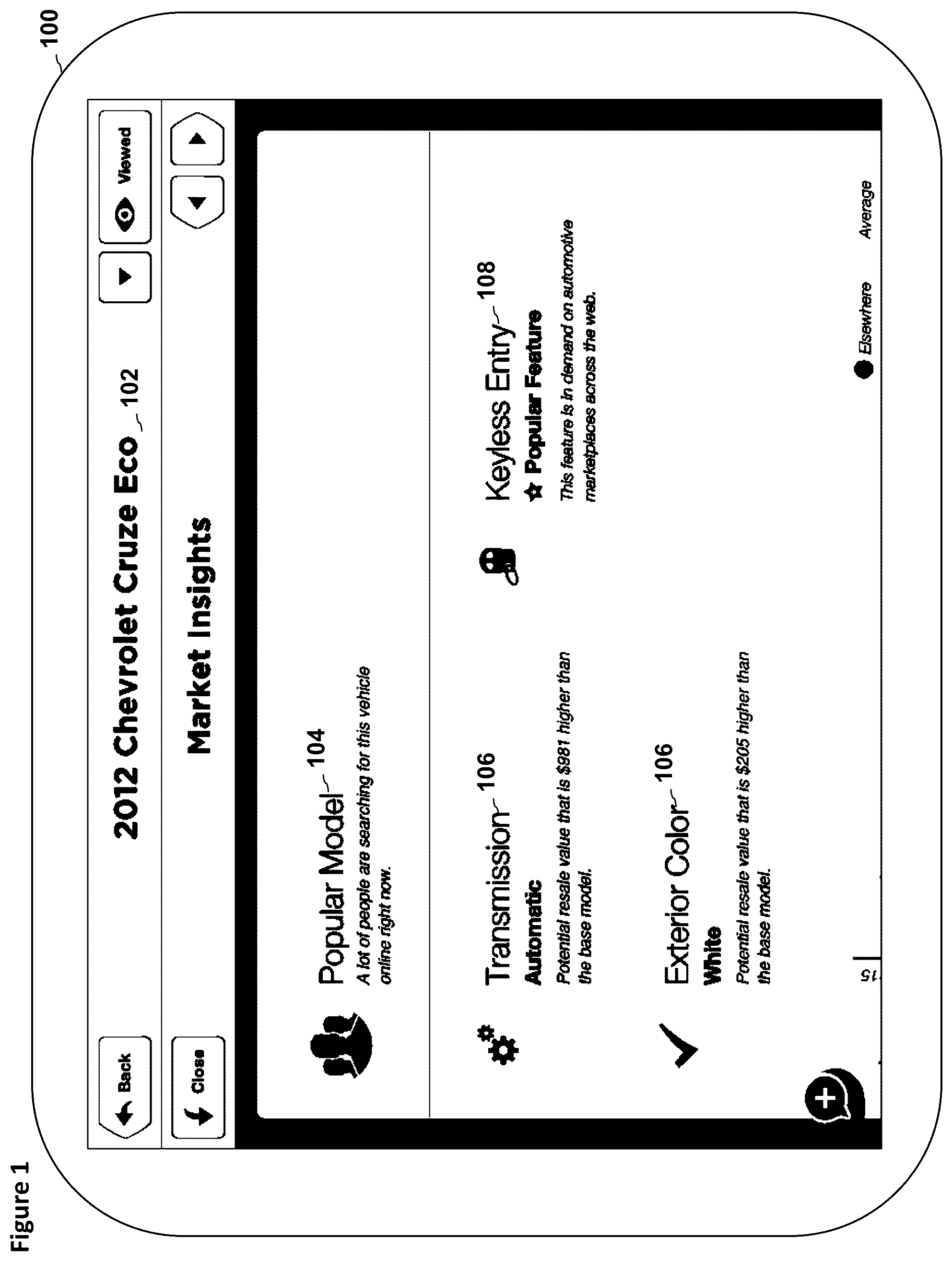 Patent US12326910 Figure 1 – Systems, methods, and devices for identifying and presenting identifications of significant attributes of unique items