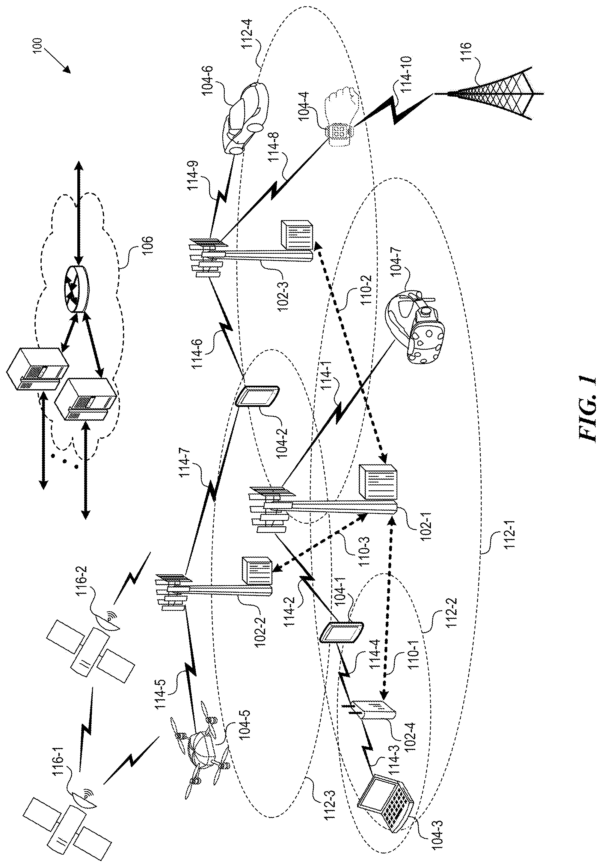 Patent US12326912 Figure 1 – Caching system for presenting dashboard snapshots with quick response access to live dashboard data