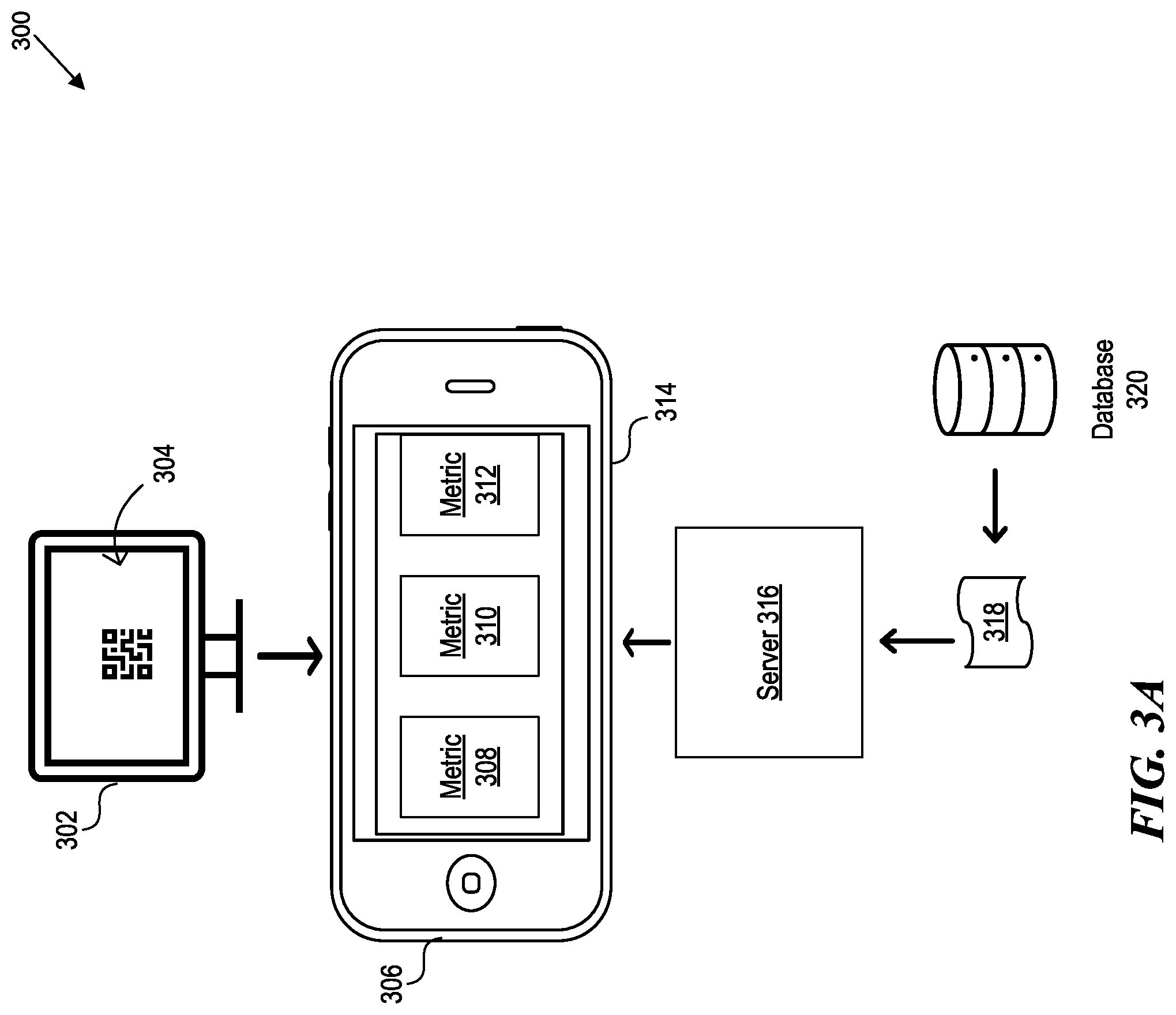 Patent US12326912 Figure 3 – Caching system for presenting dashboard snapshots with quick response access to live dashboard data