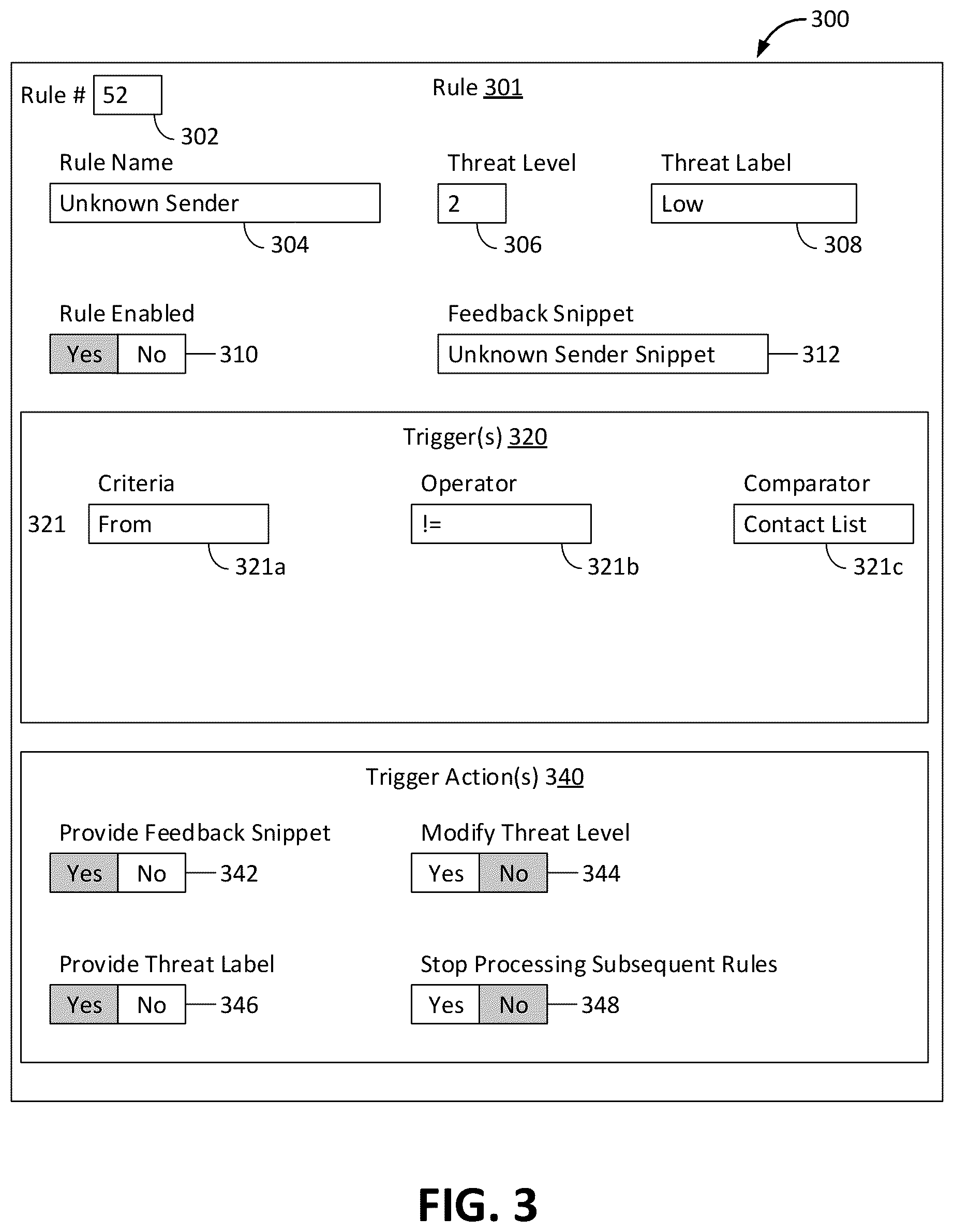 Patent US12326929 Figure 3 – System and method for providing user feedback