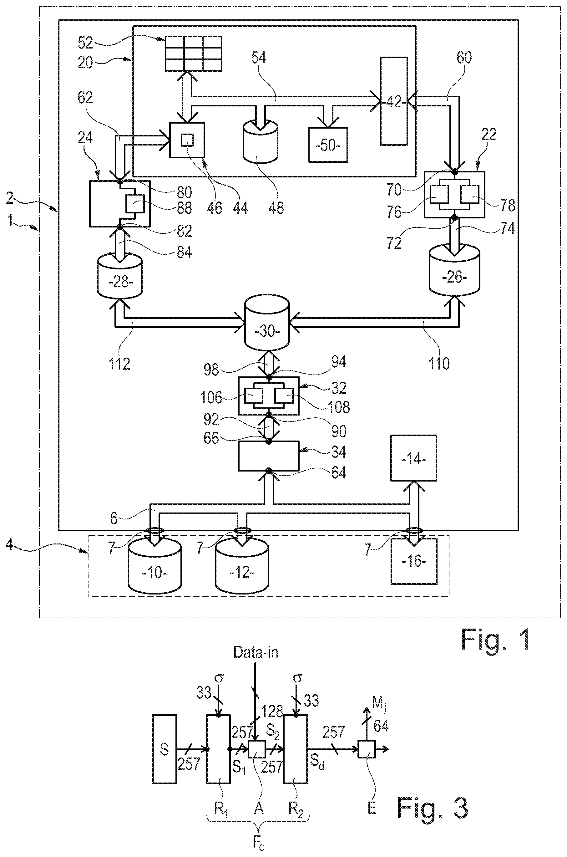 Patent US12326933 Figure 1 – Method for protecting against side-channel attacks