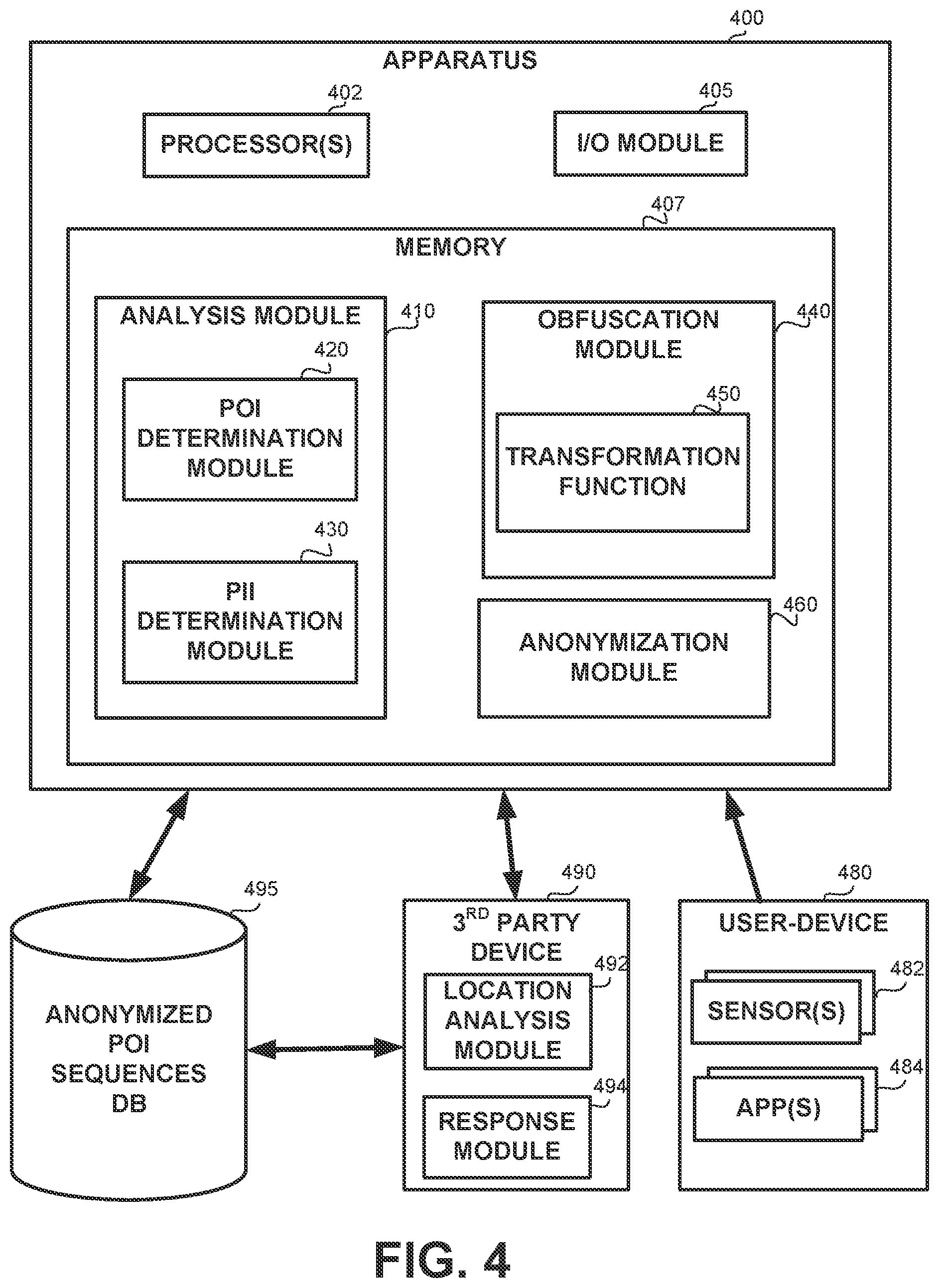Patent US12326962 Figure 8 – Privacy preserving location tracking