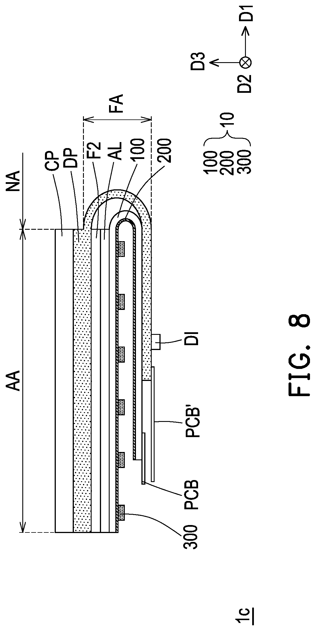 Patent US12326977 Figure 13 – Display device