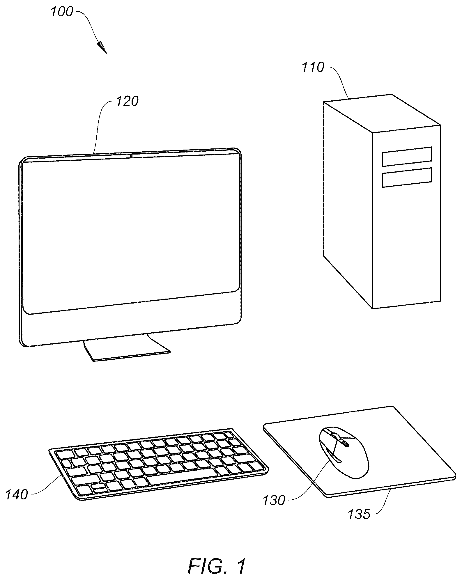 Patent US12326978 Figure 1 – Haptics and sensing systems for an input device
