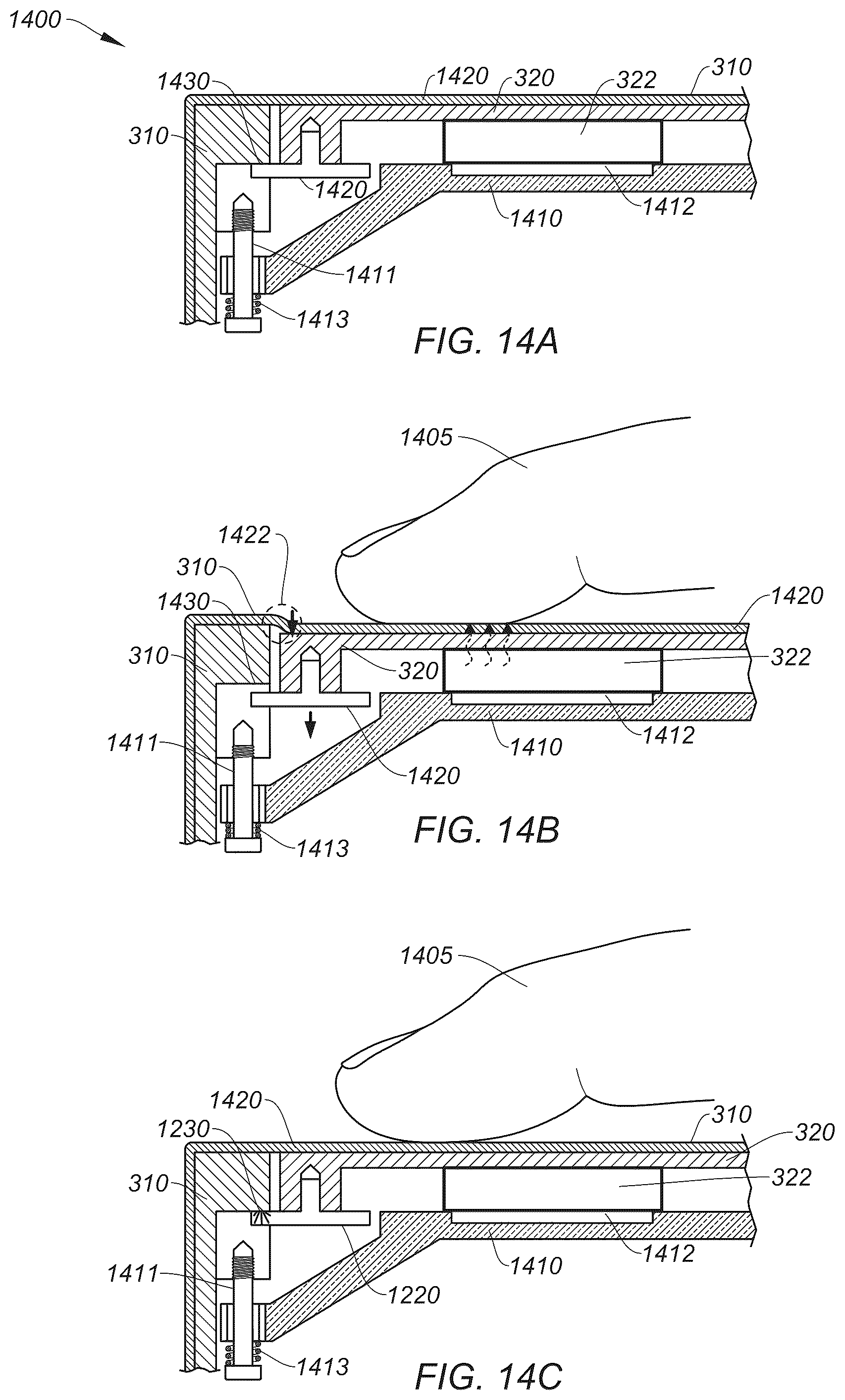 Patent US12326978 Figure 10 – Haptics and sensing systems for an input device