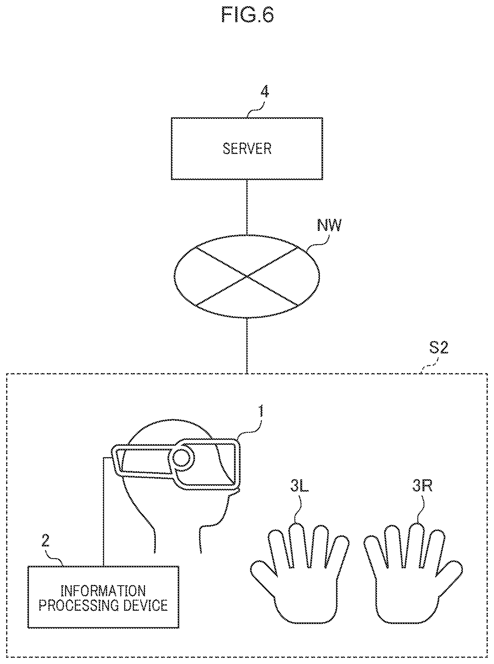 Patent US12326980 Figure 6 – Program, head-mounted display, and information processing device