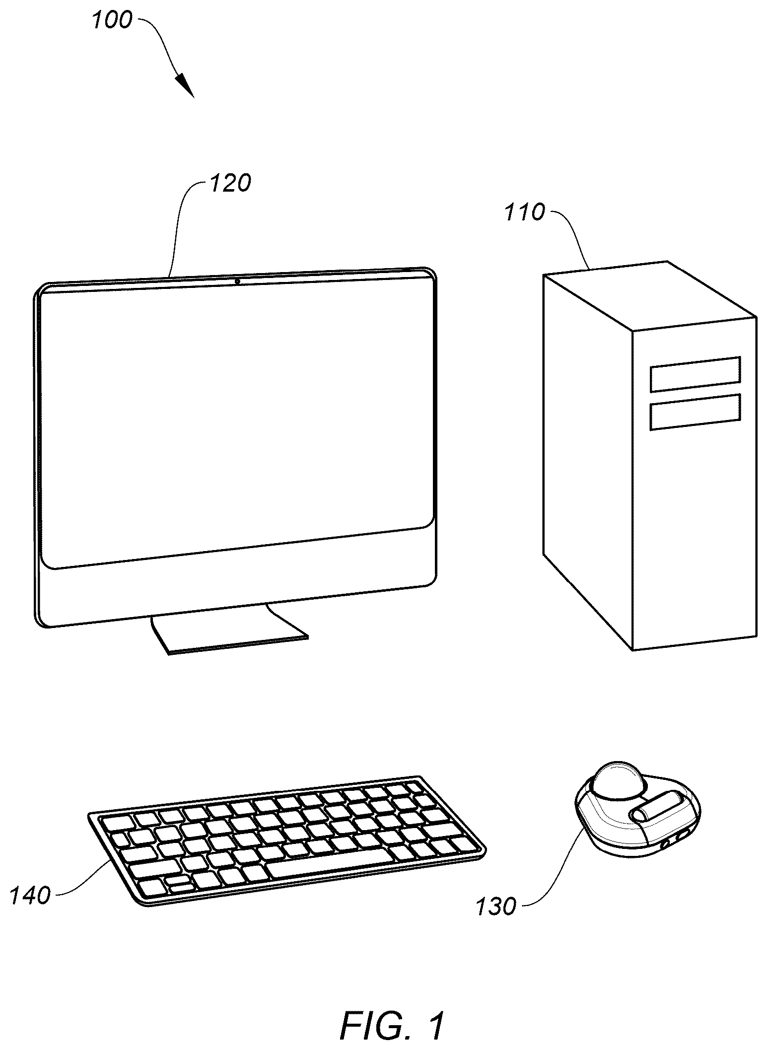 Patent US12326986 Figure 1 – Input device for users with limited mobility
