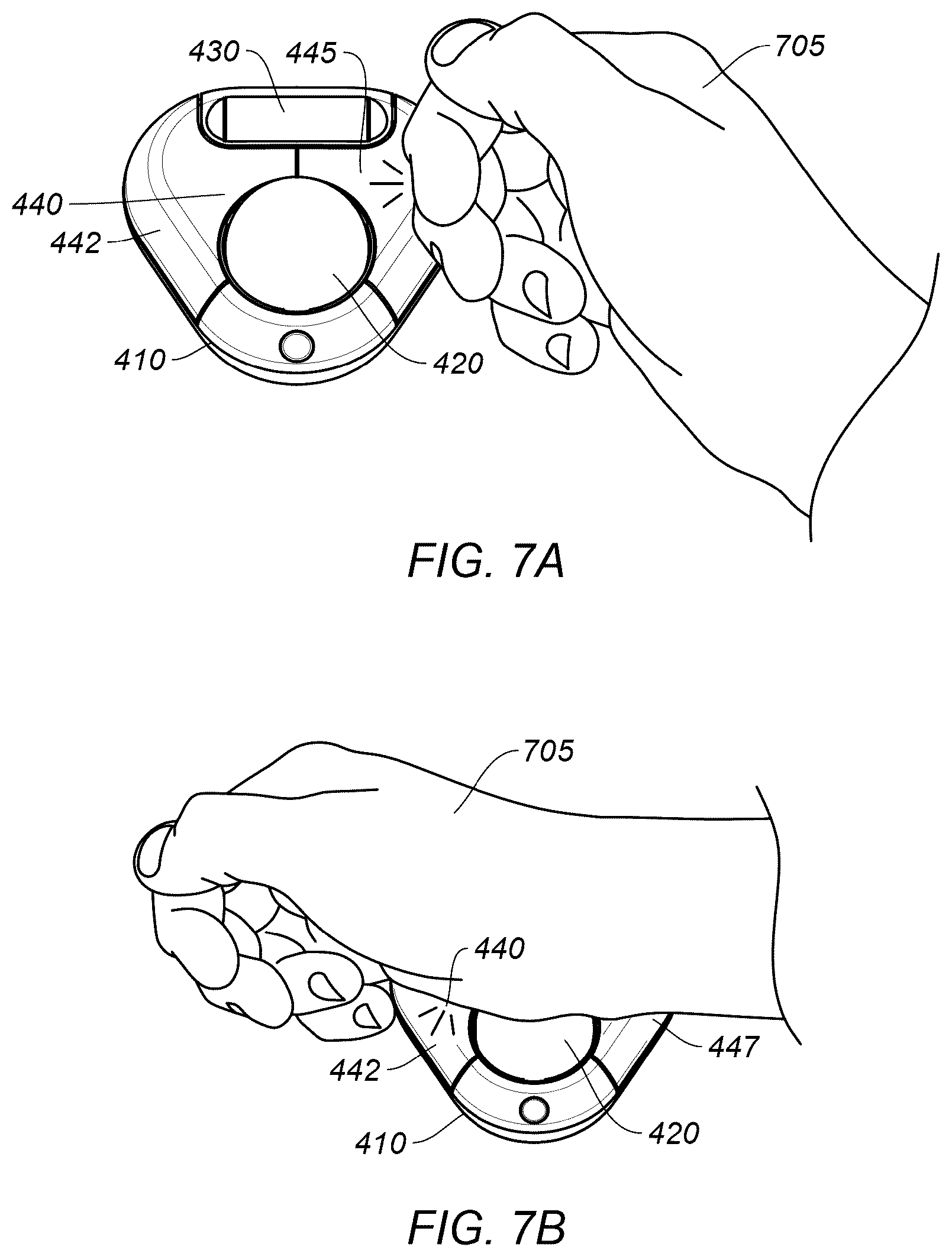 Patent US12326986 Figure 7 – Input device for users with limited mobility