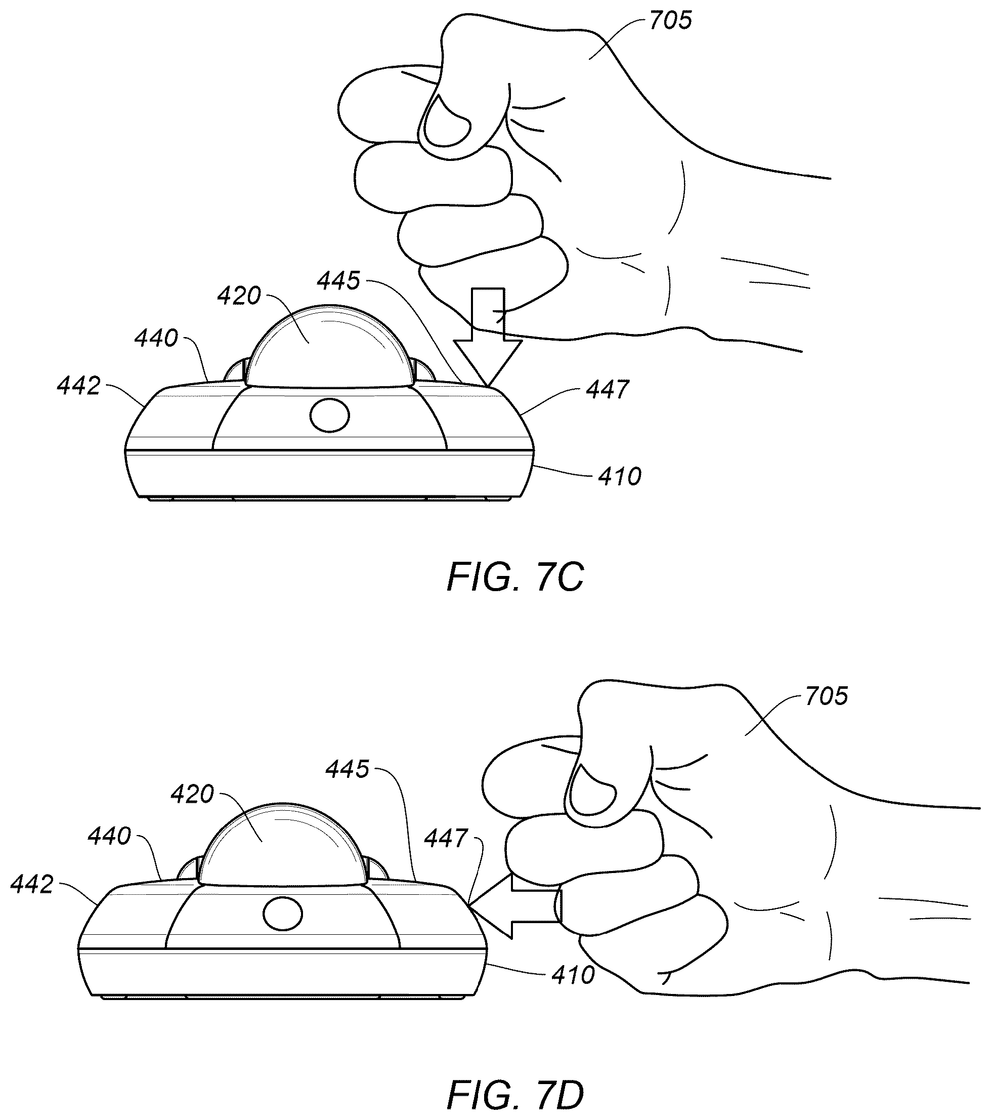Patent US12326986 Figure 8 – Input device for users with limited mobility