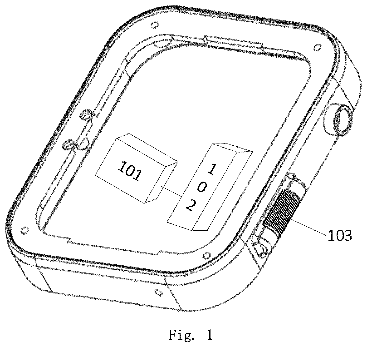 Patent US12326987 — Device operating method, system, and device — Figure 1