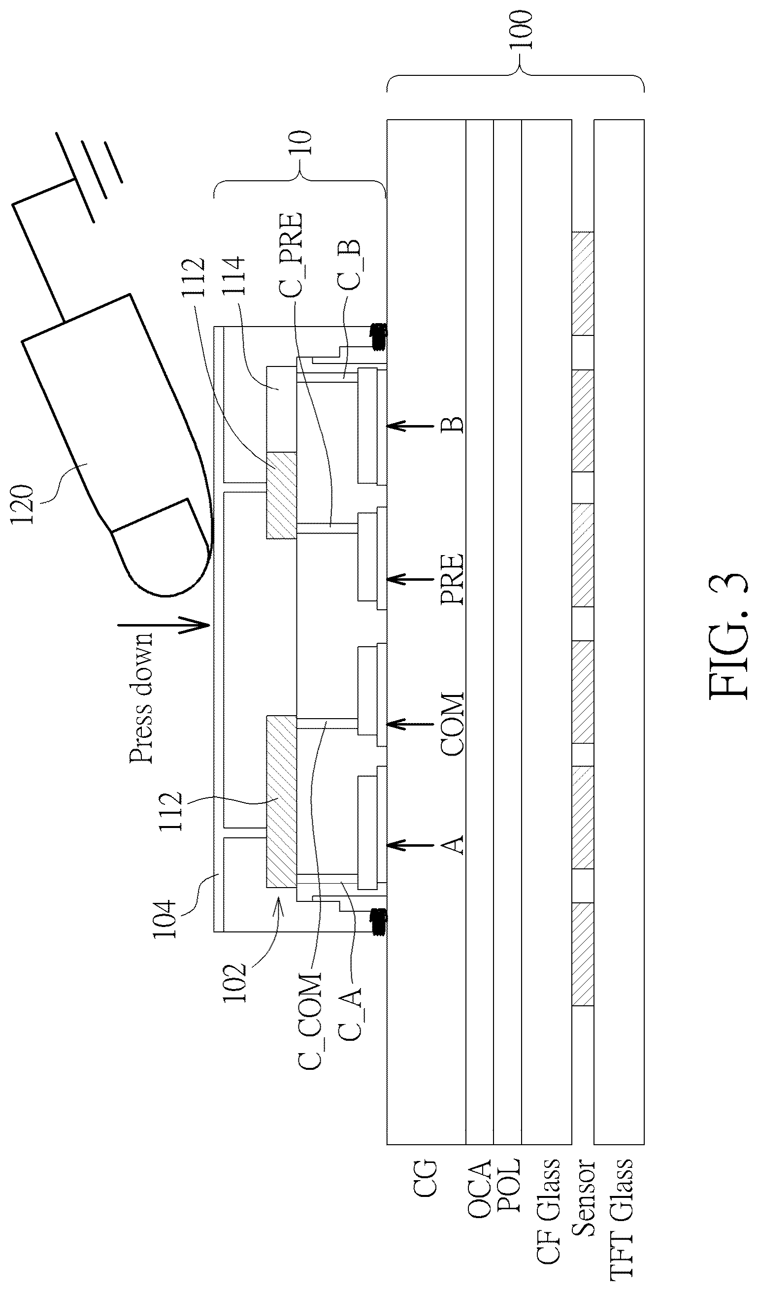 Patent US12326988 Figure 3 – Knob on touch panel and related control method