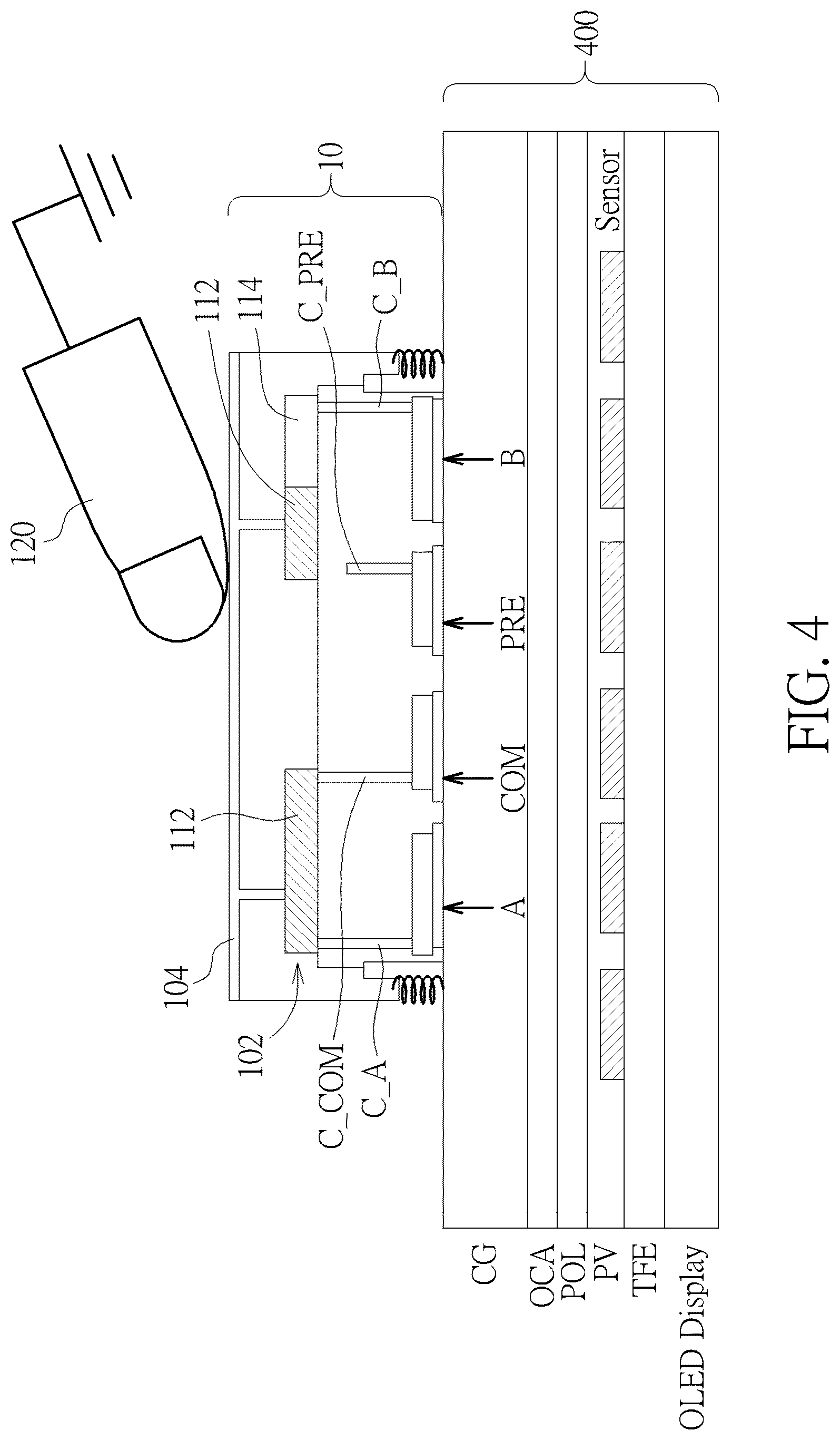Patent US12326988 Figure 4 – Knob on touch panel and related control method