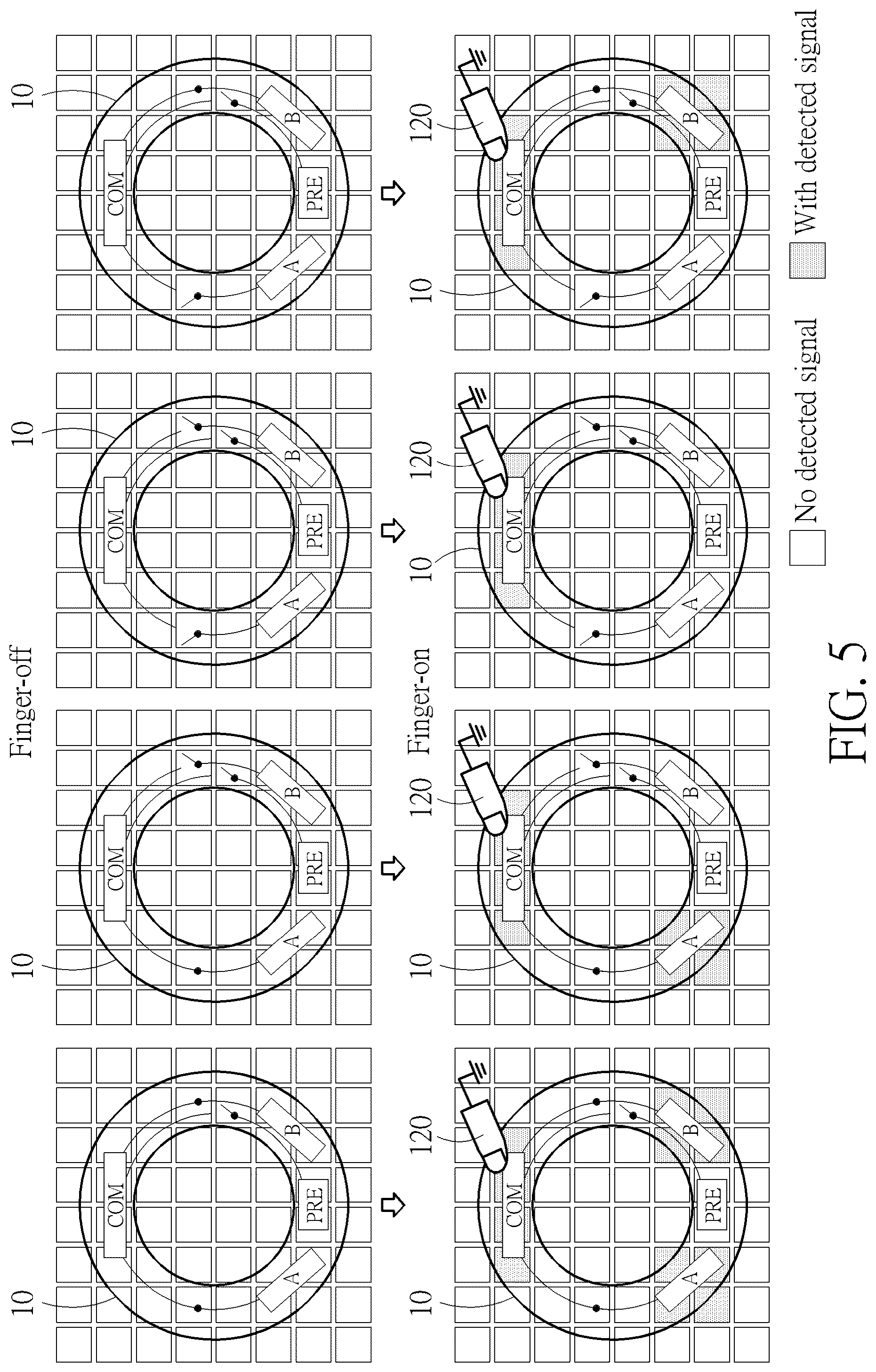 Patent US12326988 Figure 5 – Knob on touch panel and related control method