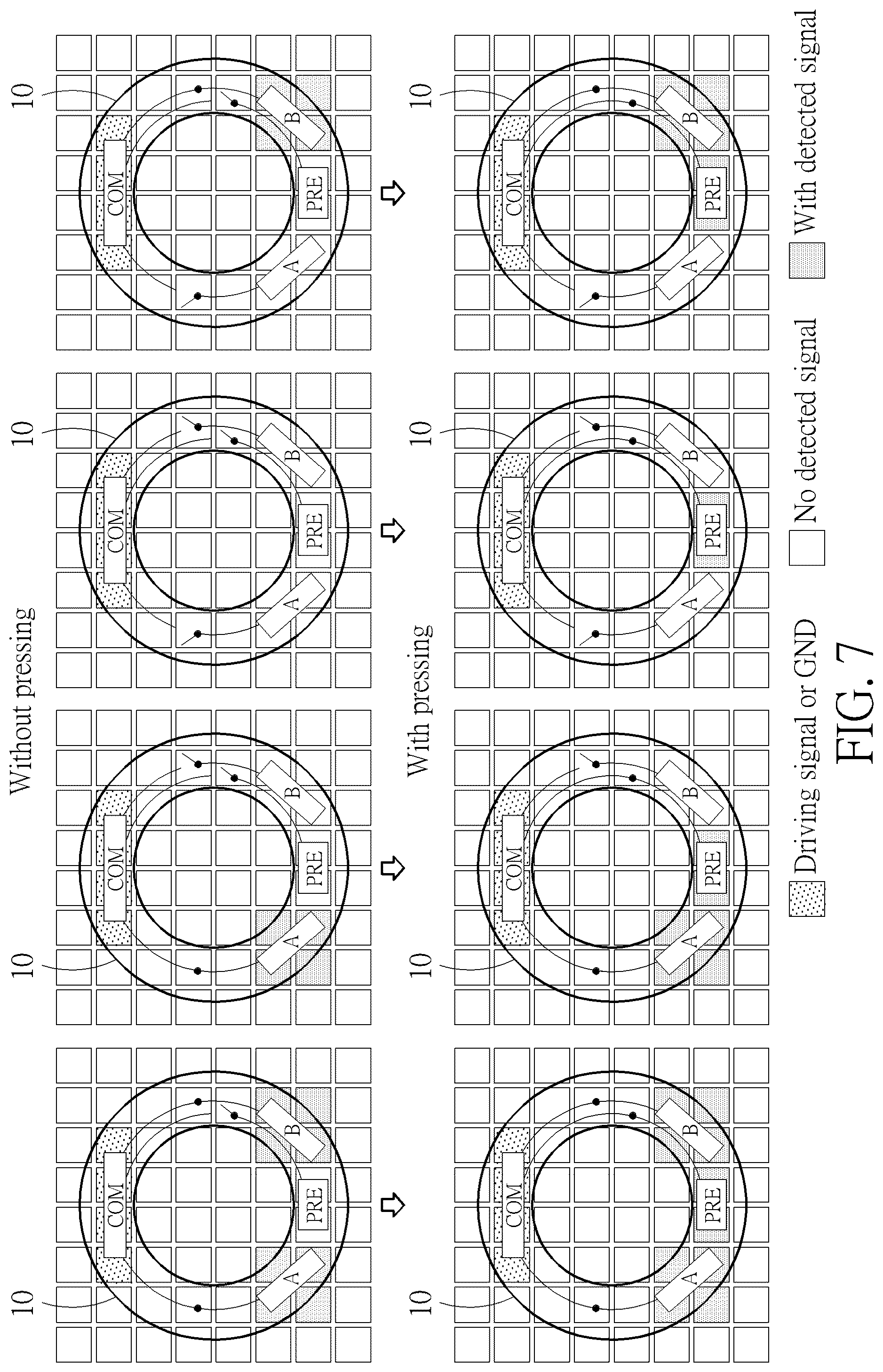 Patent US12326988 Figure 7 – Knob on touch panel and related control method