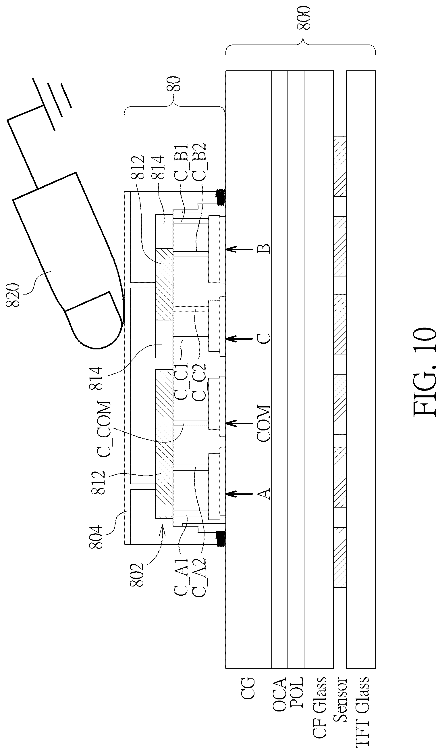 Patent US12326988 Figure 10 – Knob on touch panel and related control method