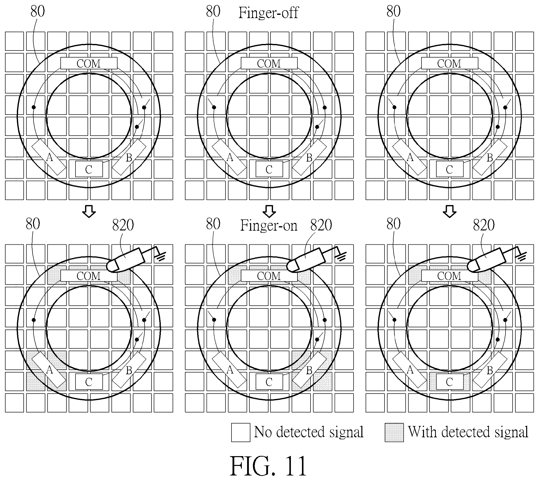 Patent US12326988 Figure 11 – Knob on touch panel and related control method