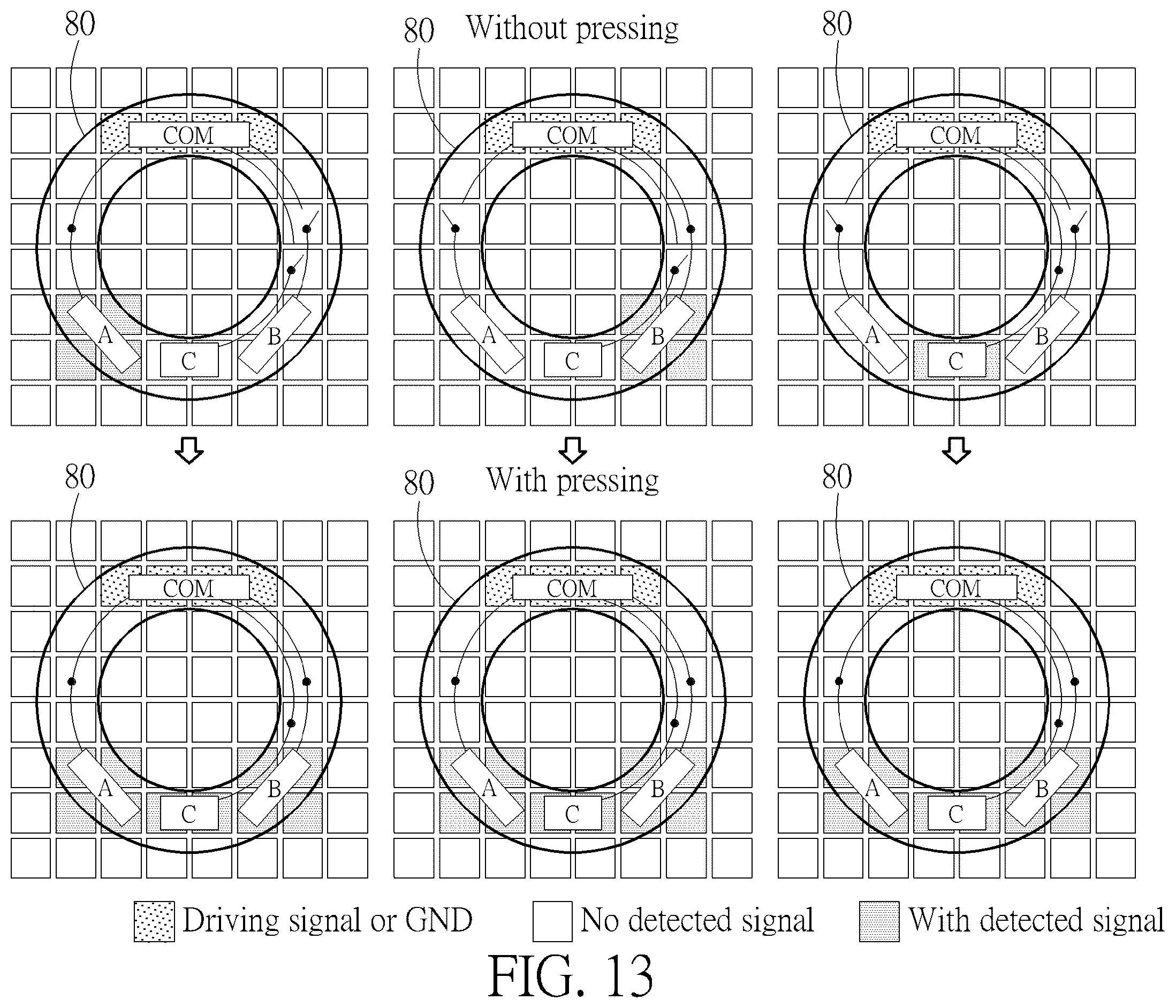 Patent US12326988 Figure 13 – Knob on touch panel and related control method