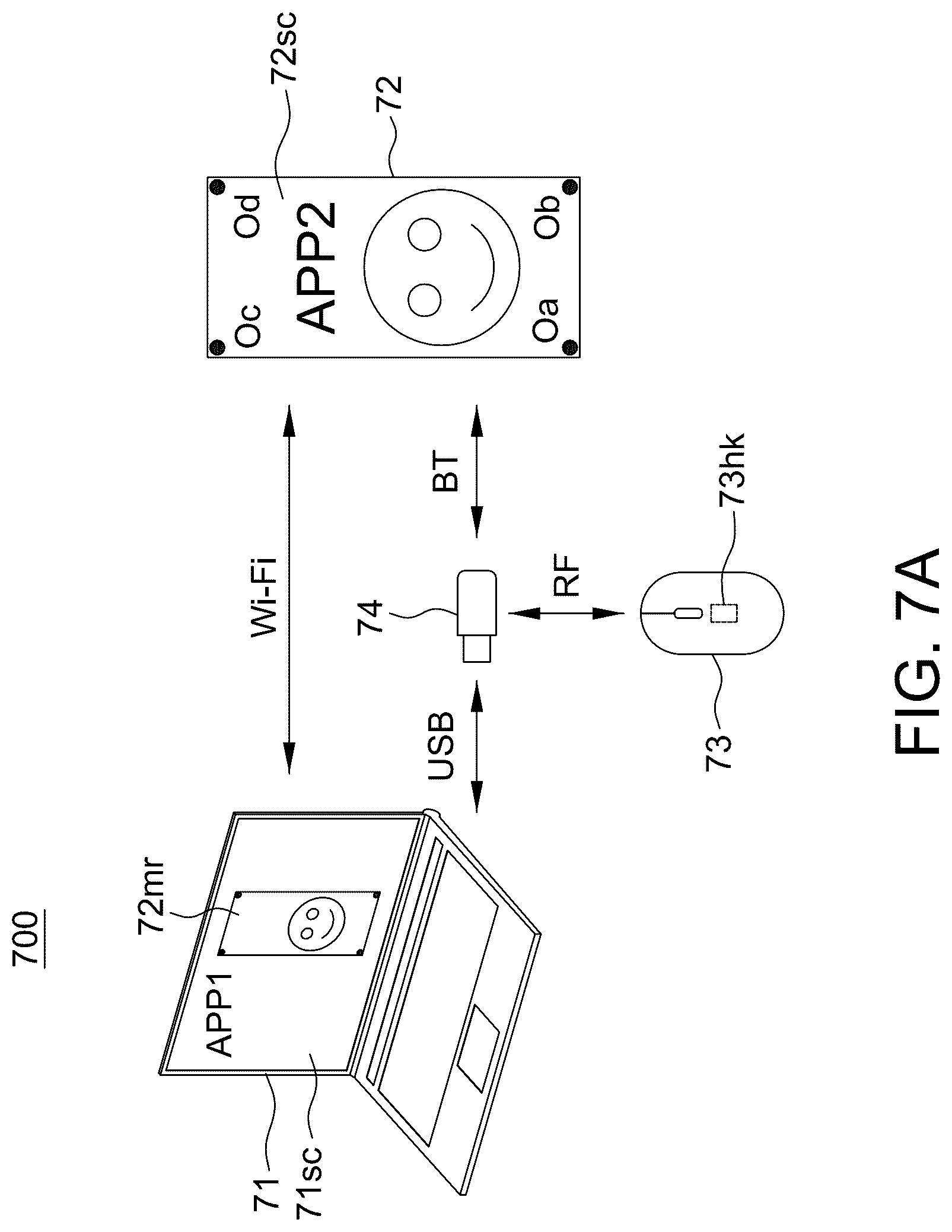Patent US12326989 Figure 8 – Wireless communication system capable of switching control between different host computers