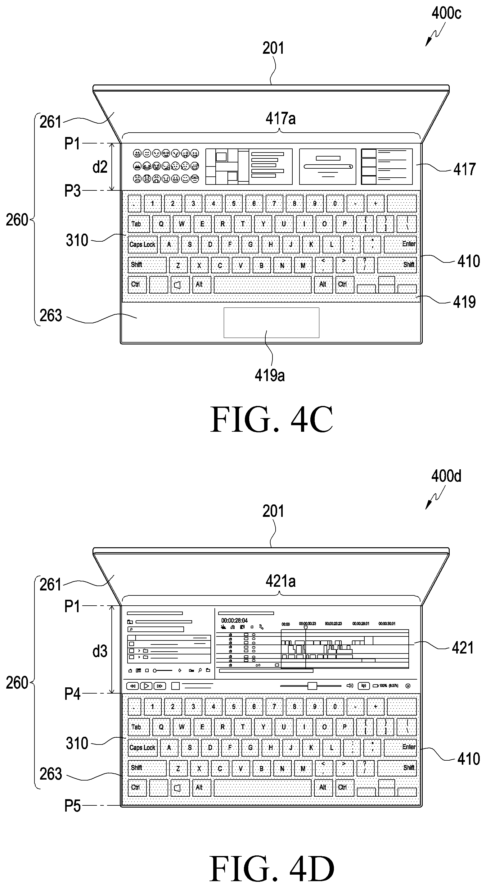 Patent US12326991 Figure 8 – Electronic device and method for detecting attachment of external accessory for displaying user interface in electronic device
